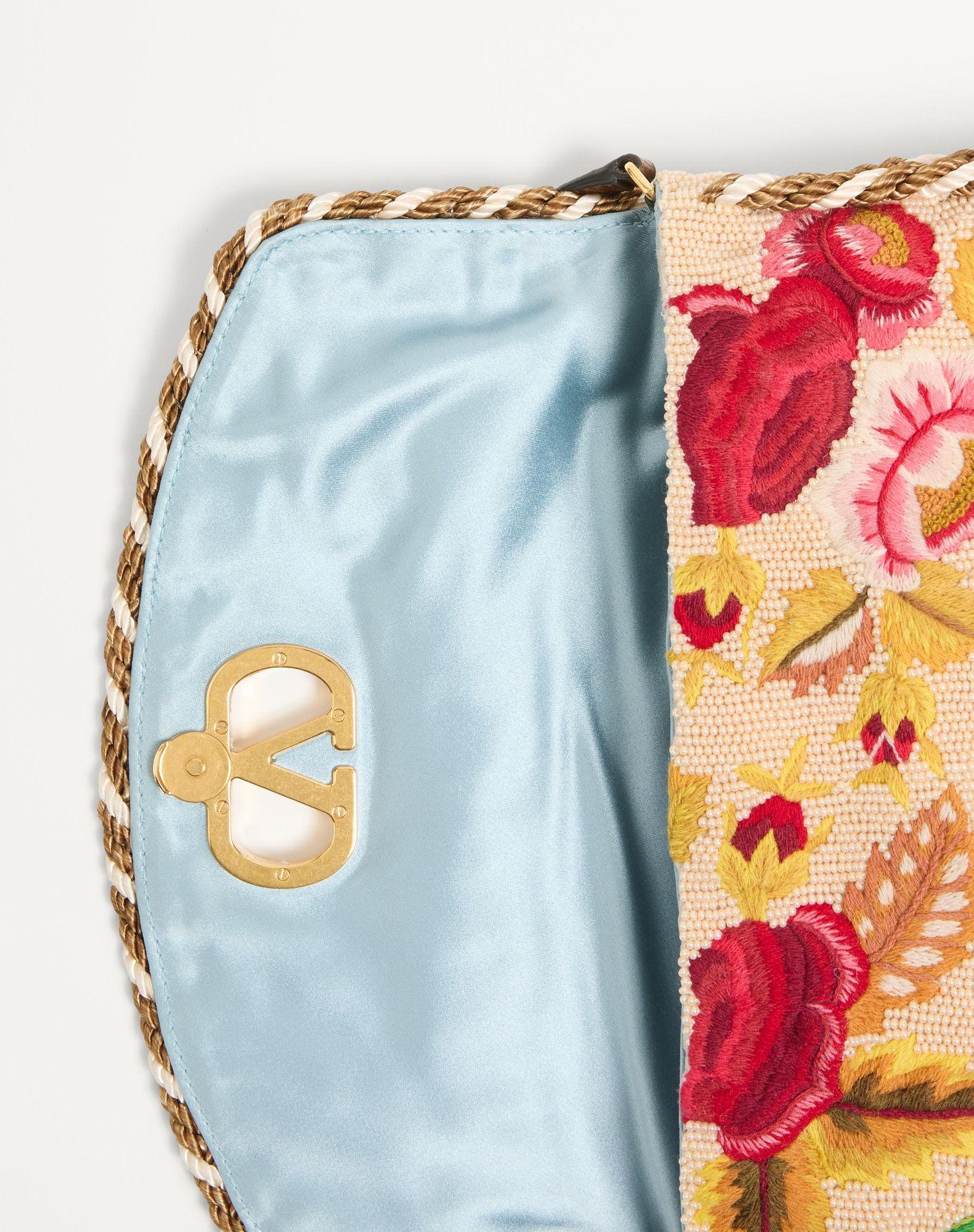 Valentino Garavani Vain Soft Embroidered Small Shoulder Bag Product Image