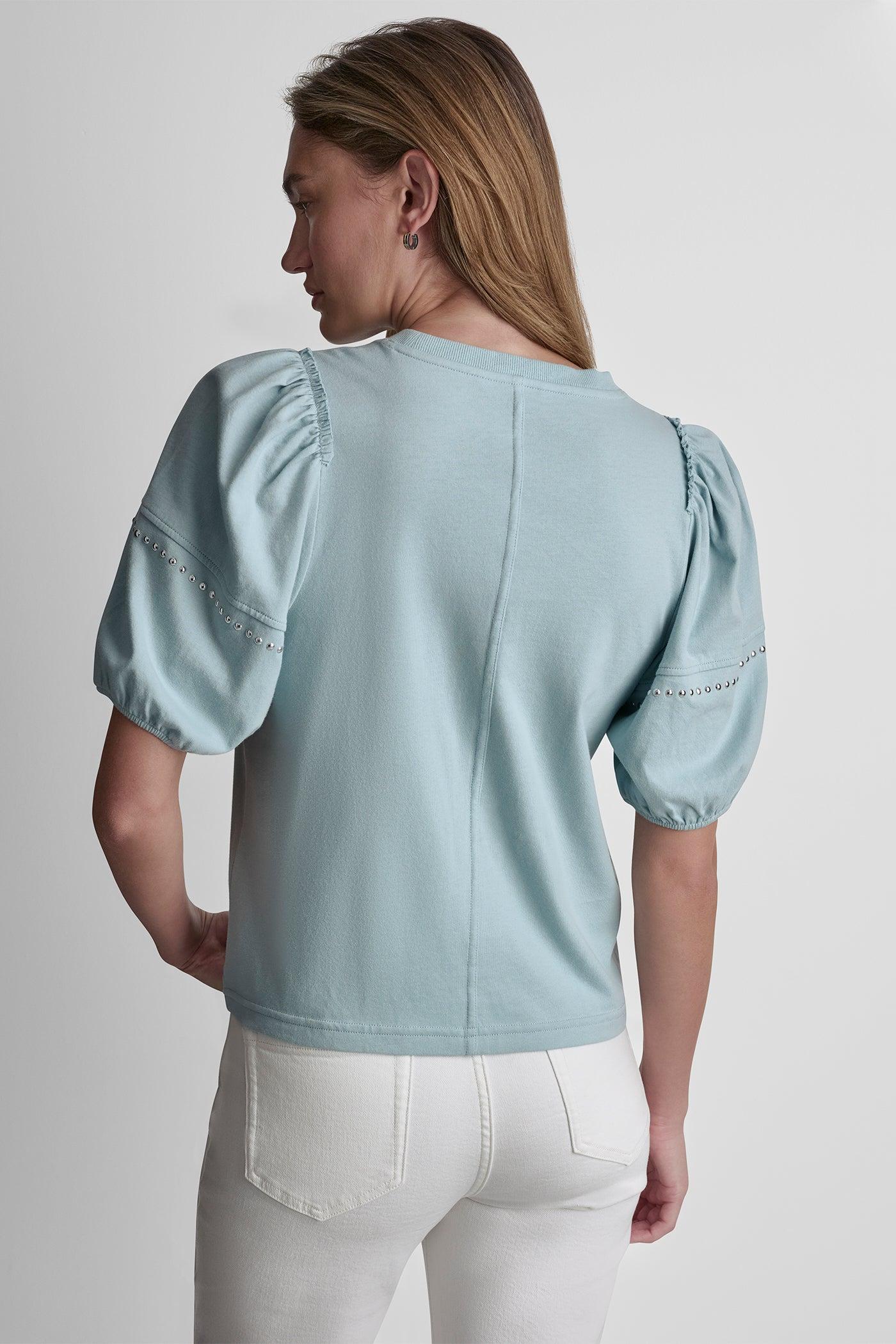 DOME STUDS MINI RUFFLE SHIRT Product Image