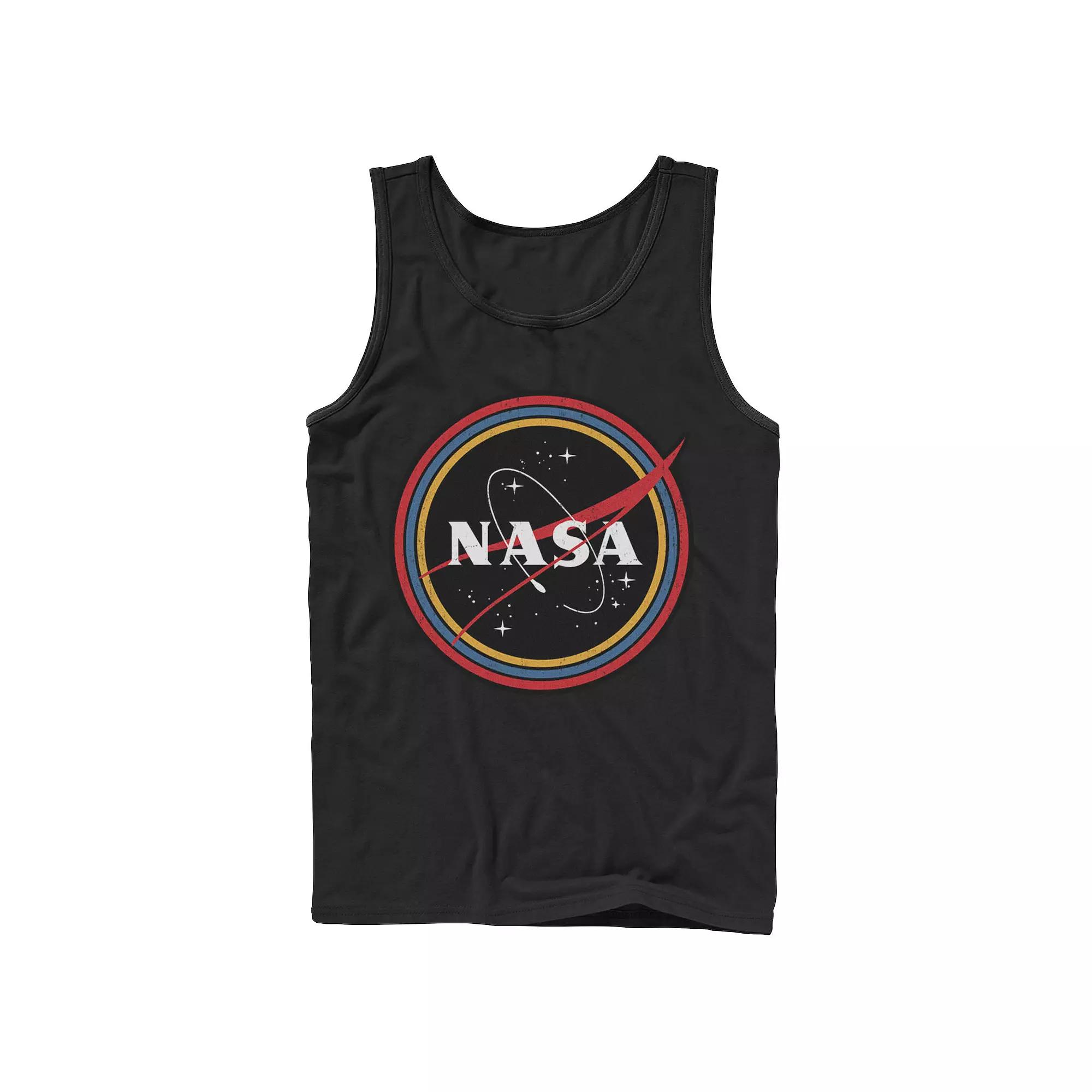Men's NASA Logo Rainbow Circles Tank Top,  Product Image