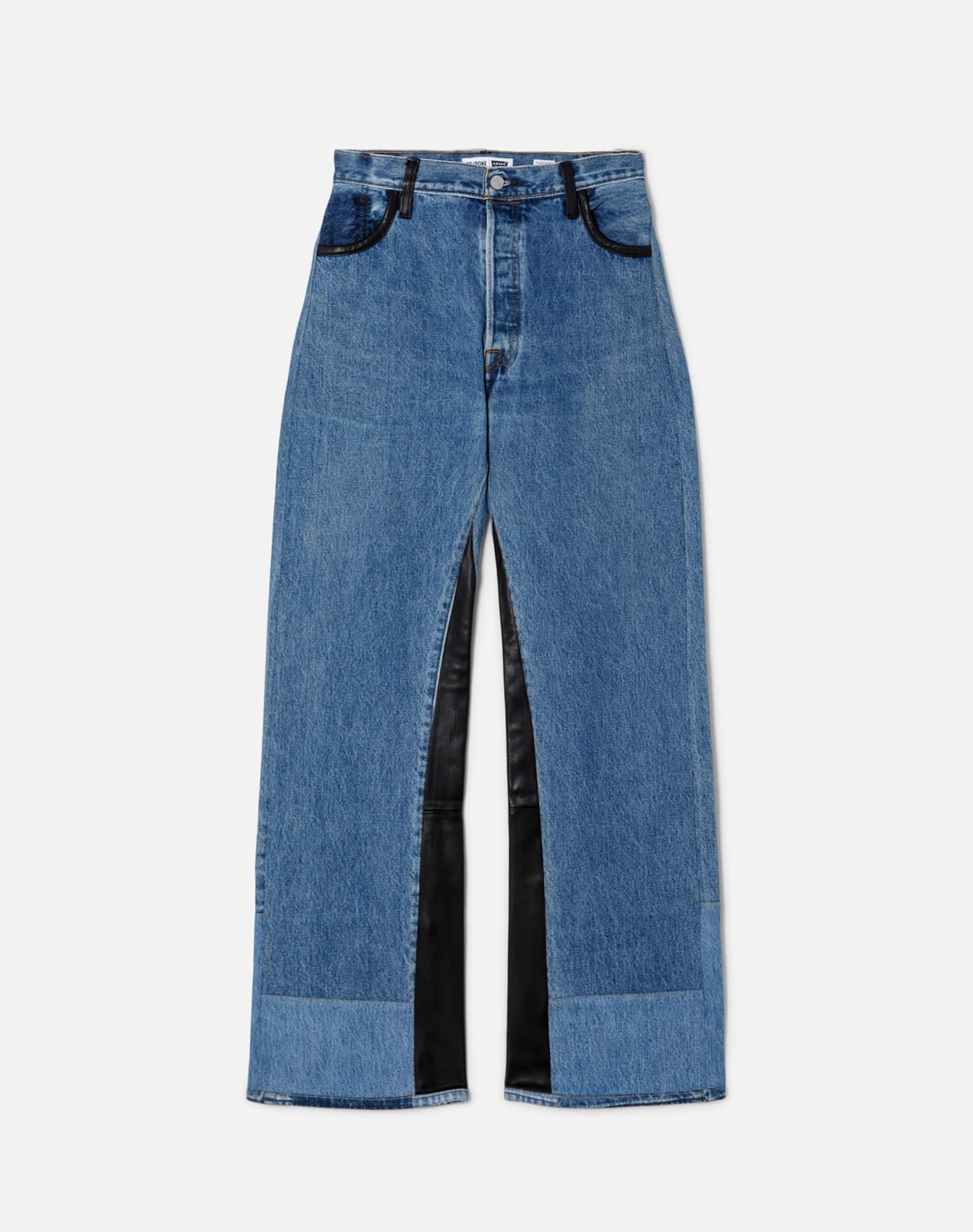 Levi's High Rise Wide Leg - Indigo Leather Product Image