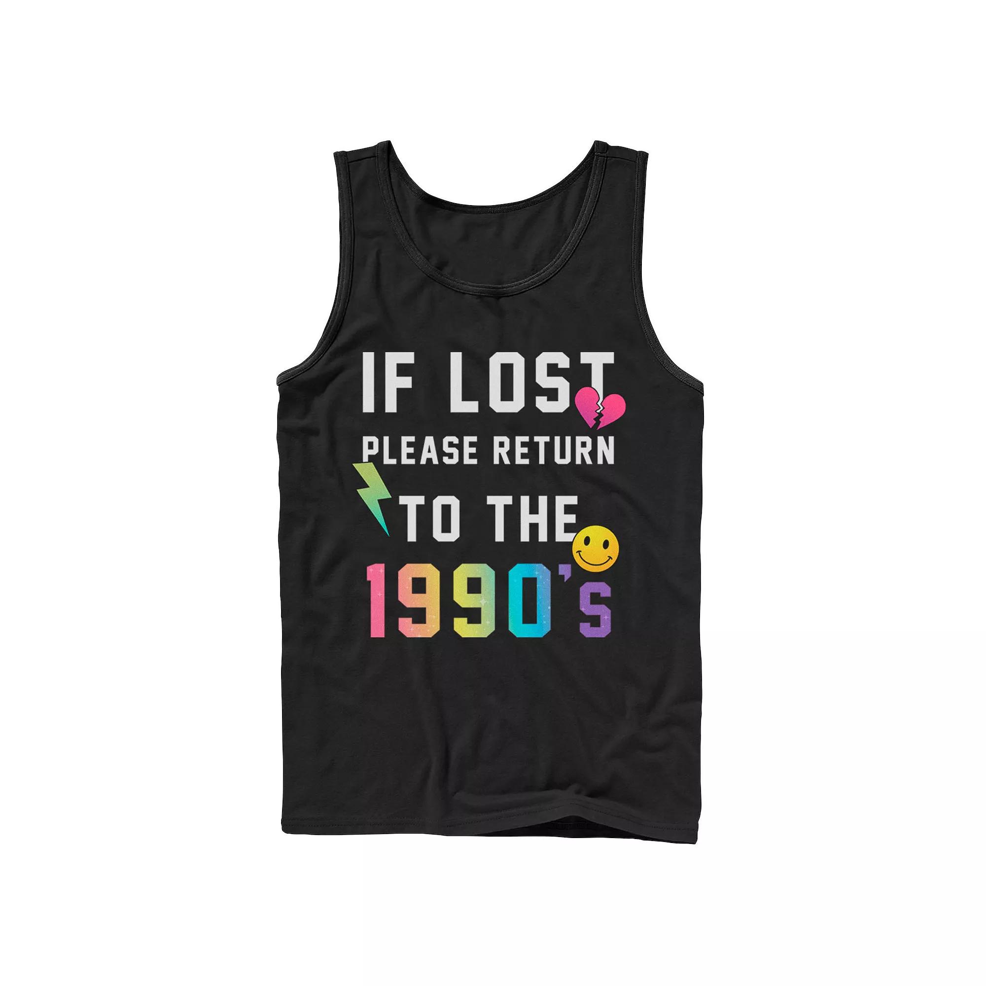 Men's Fifth Sun If Lost Please Return To The 1990's Tank Top,  Product Image