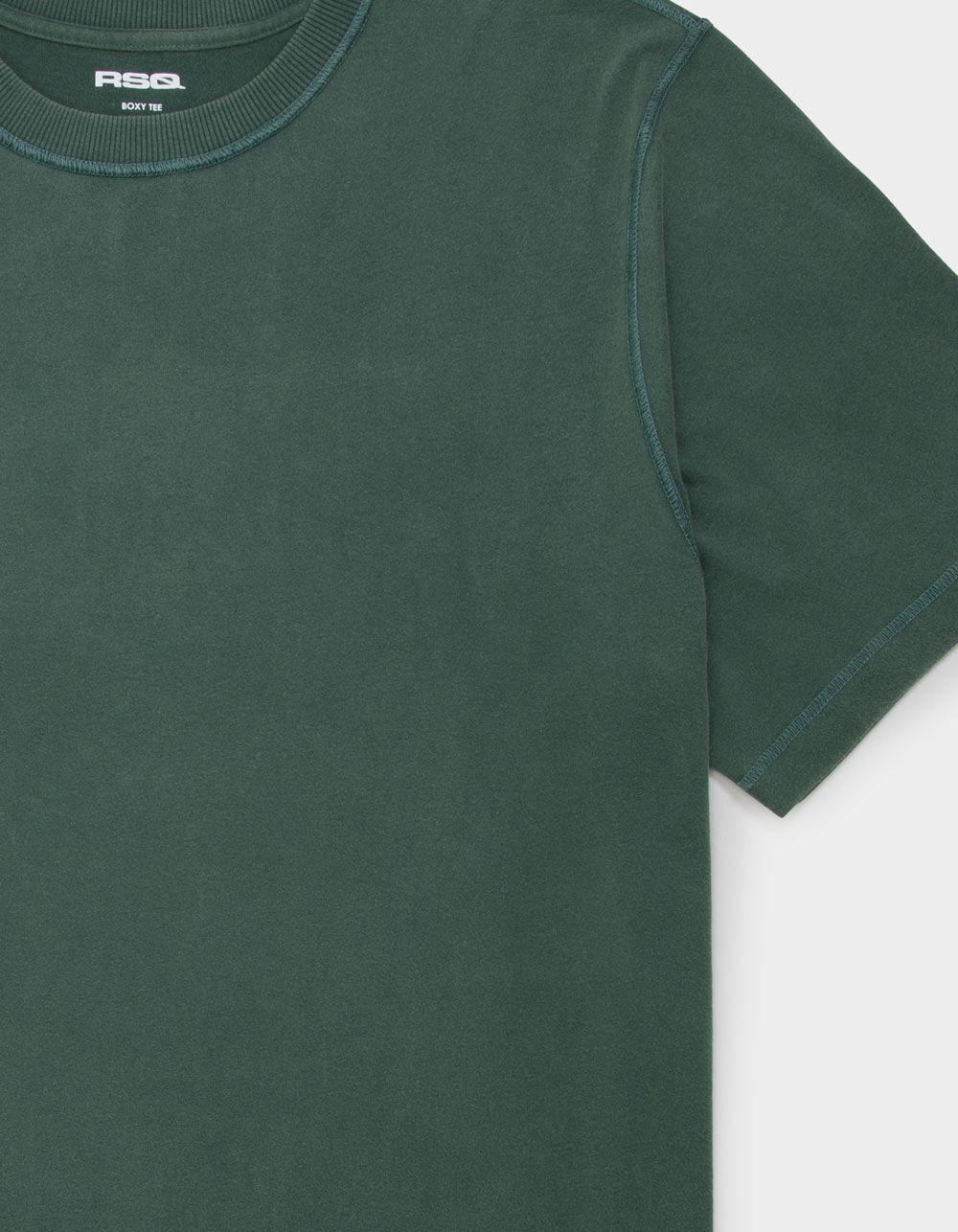 RSQ Mens Boxy Tee - GREEN Product Image