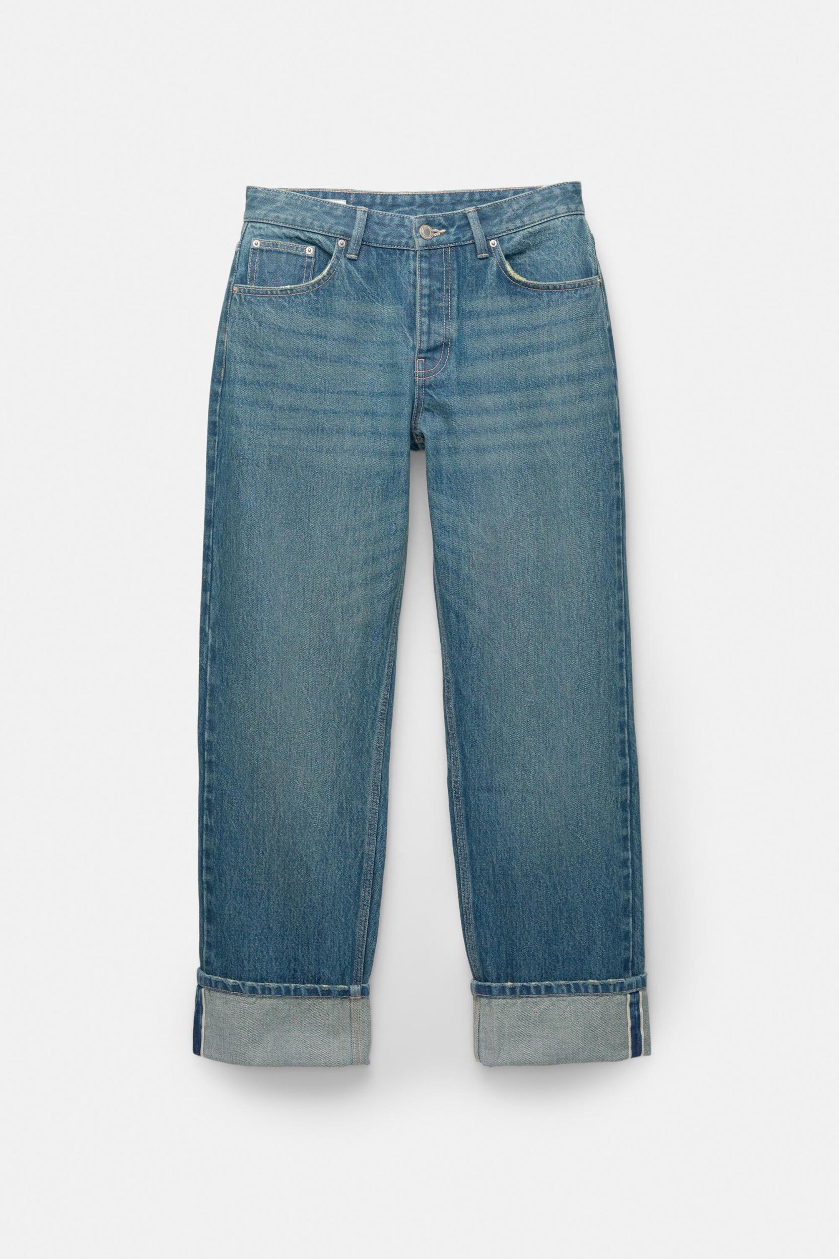 Straight-leg selvedge jeans Product Image