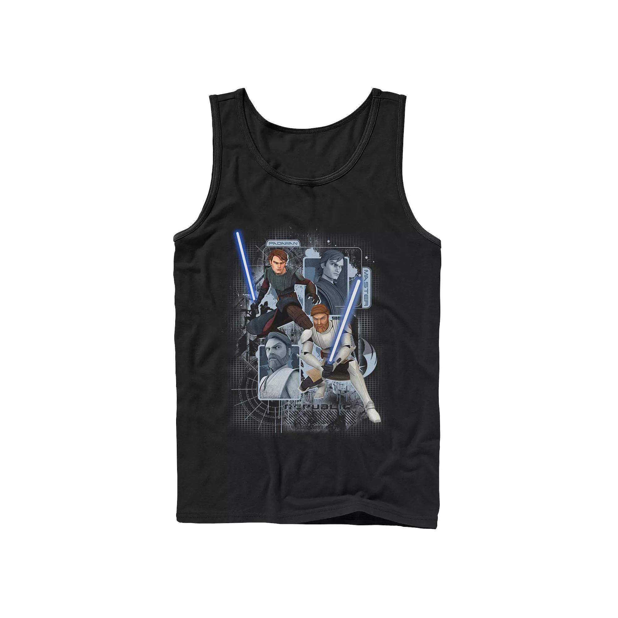 Men's Star Wars Clone Wars Padawan Master Tank Top,  Product Image