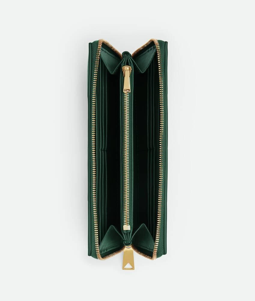 Women's Cassette Zip Around Wallet in Emerald green Product Image