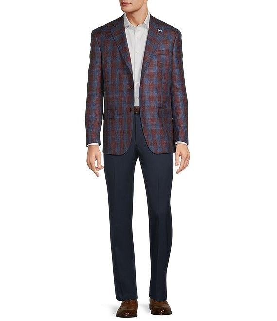 Hart Schaffner Marx New York Modern Fit Plaid Pattern Sport Coat Product Image
