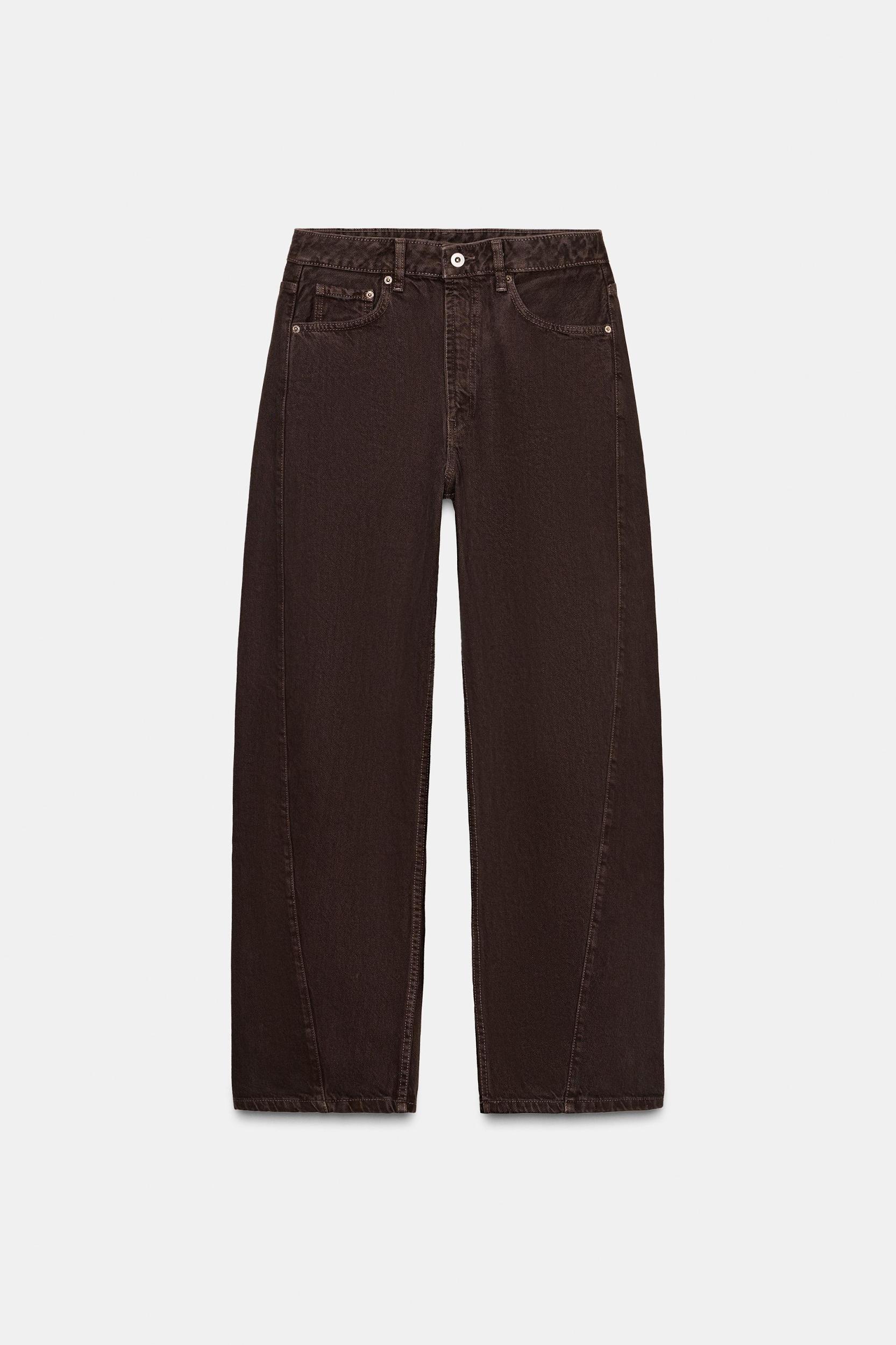 TRF MID-RISE BAGGY BARREL JEANS Product Image