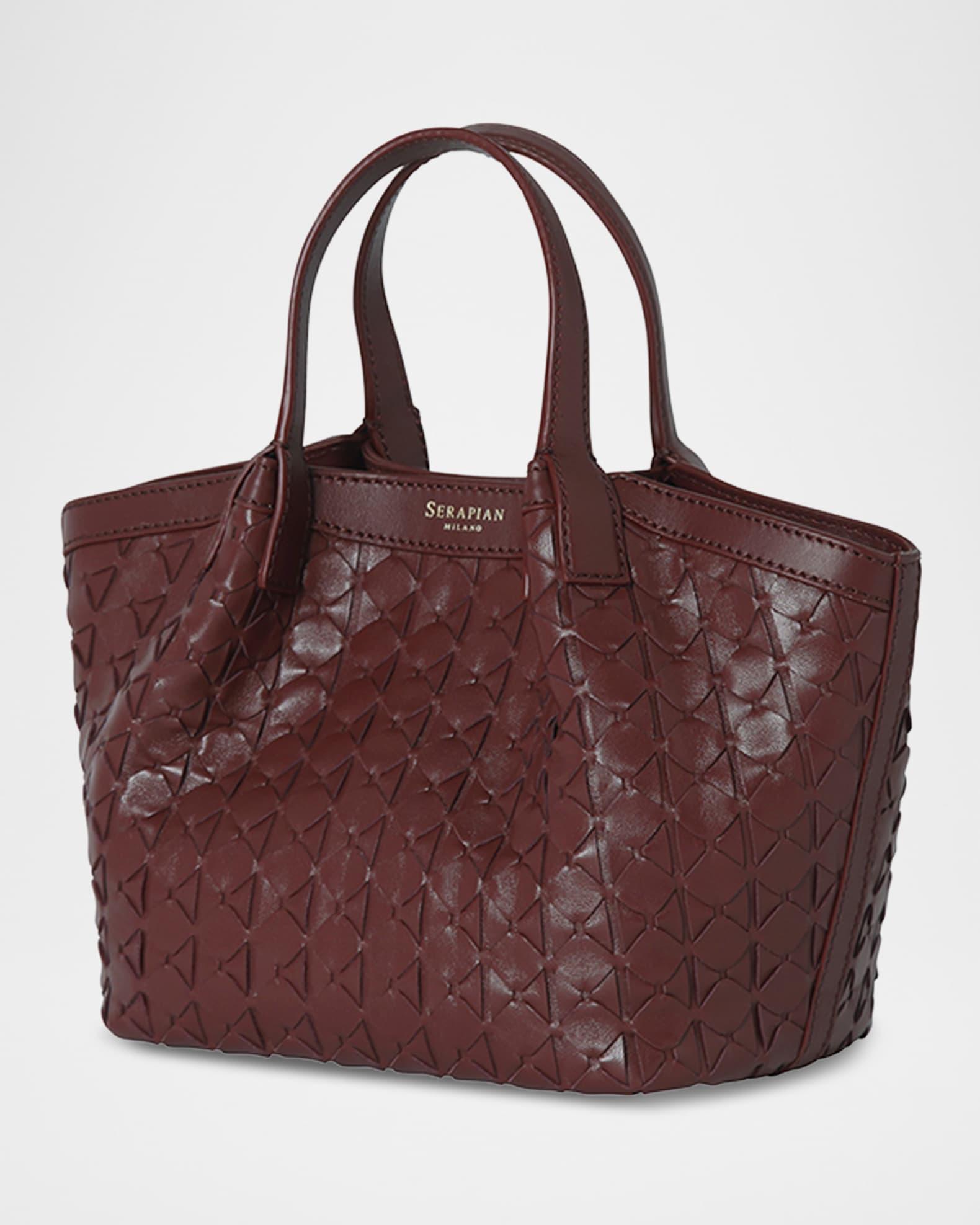 Secret Mini Mosaic Leather Top-Handle Bag Product Image
