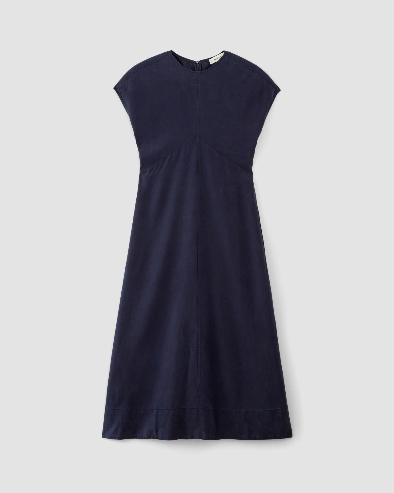 The TENCEL™ Short-Sleeve Midi Dress Product Image