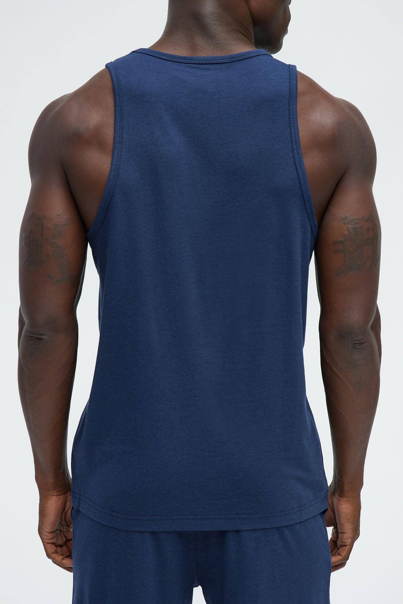 Essential Modal Lounge Tank - Navy Product Image