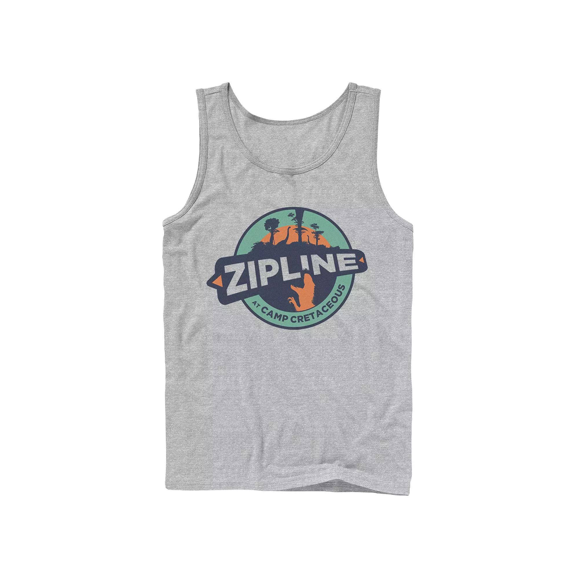 Men's Jurassic World: Camp Cretaceous Zipline Logo Tank Top, Boy's,  Product Image
