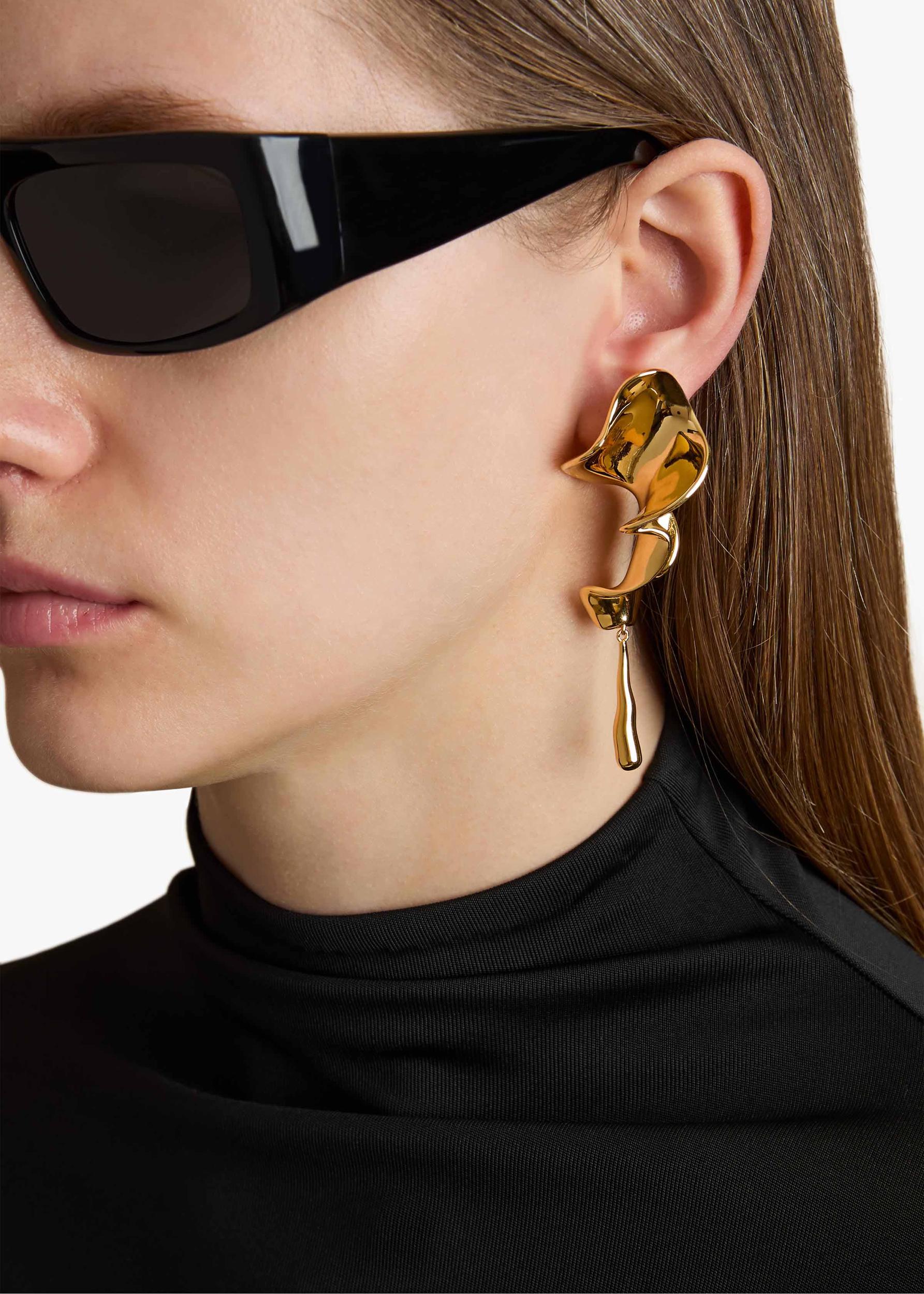 Tidal Earrings in Gold Product Image