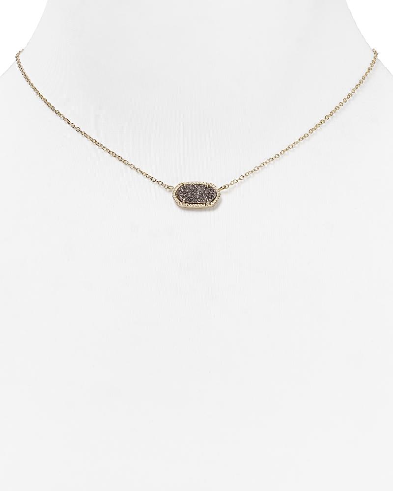 Elisa Silver Pendant Necklace in Emerald Cat’s Eye Product Image