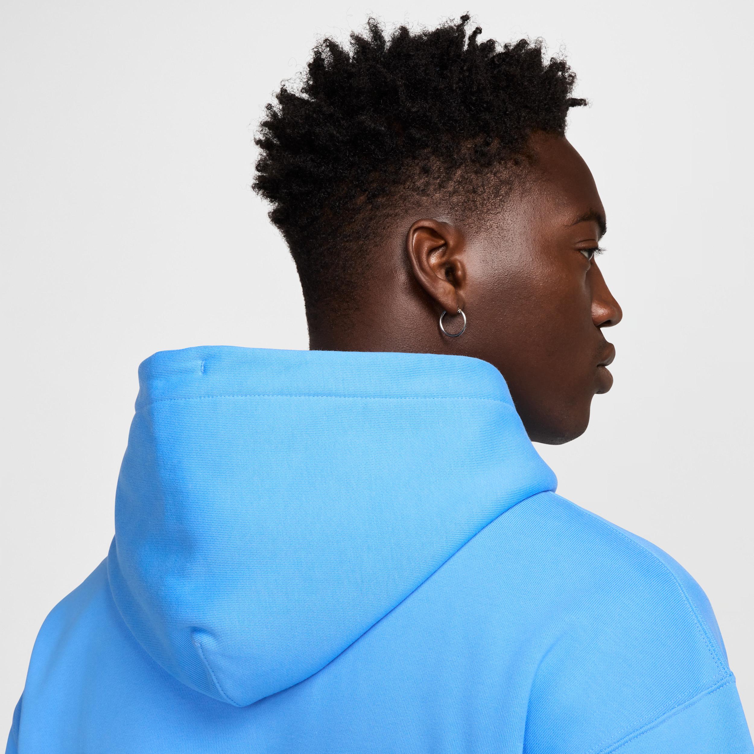 Nike Mens Solo Swoosh Fleece Pullover Hoodie | DX1355-412 Product Image