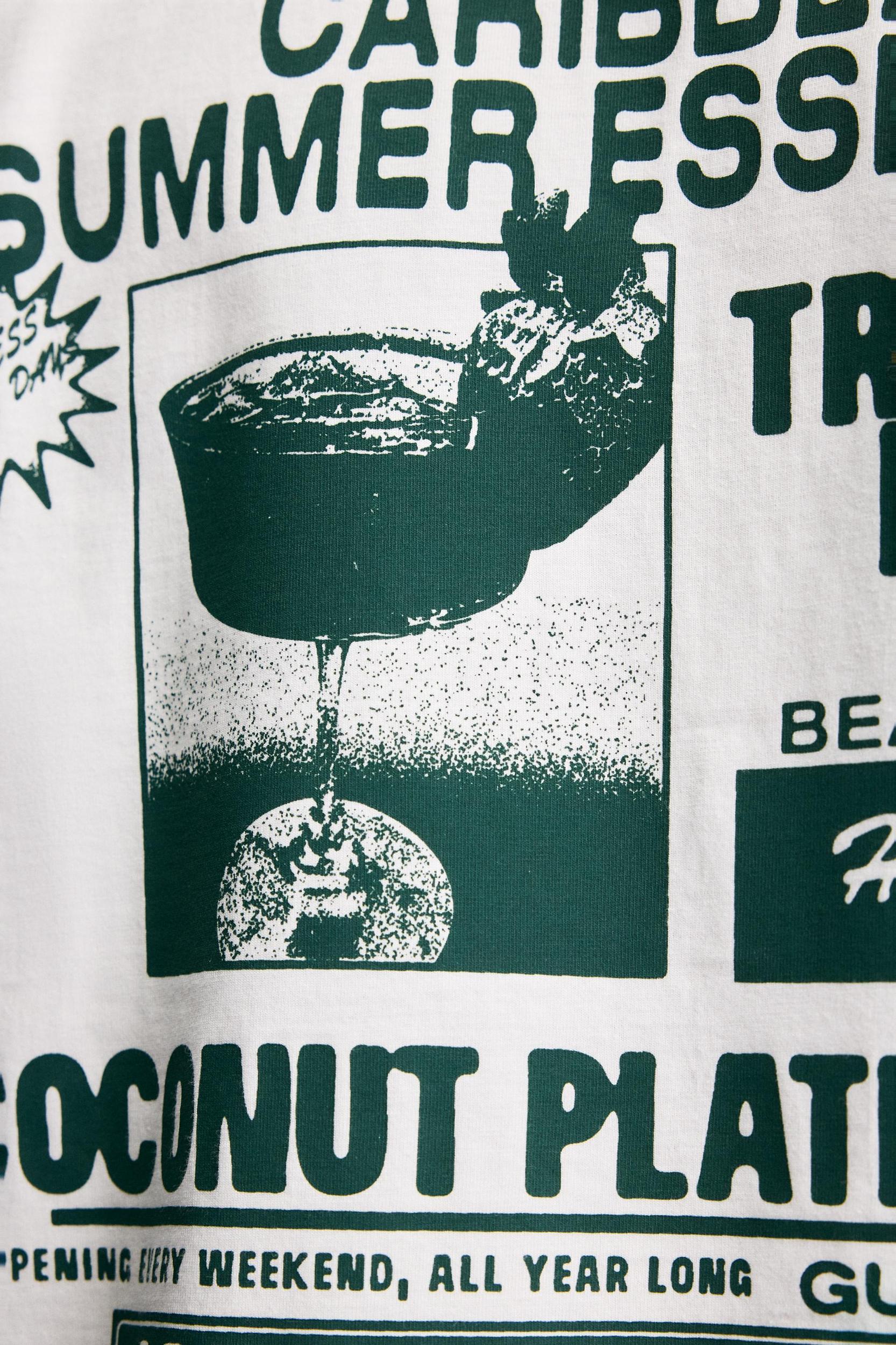 PRINTED TEXT T-SHIRT Product Image