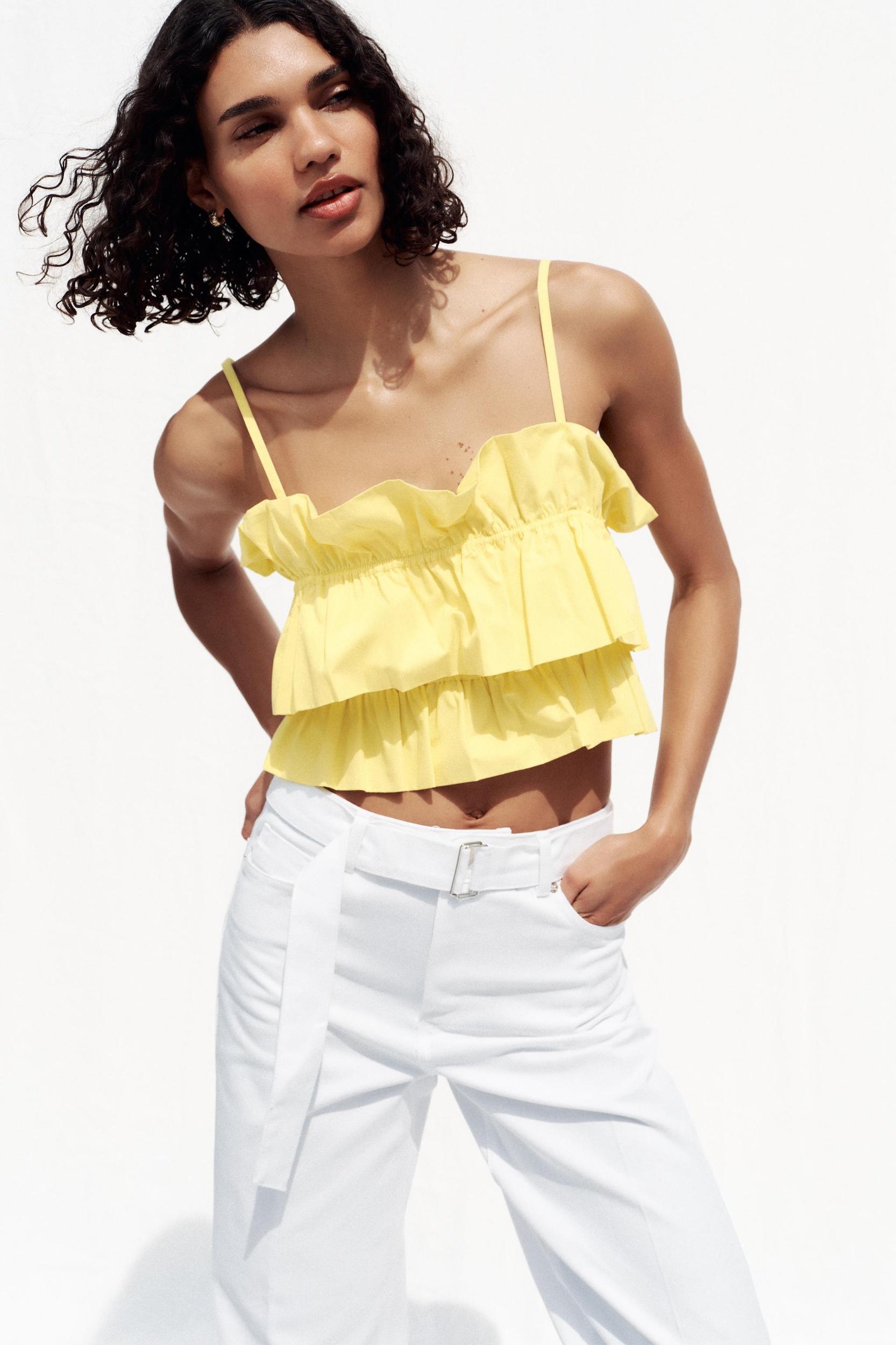 POPLIN CROP TOP Product Image