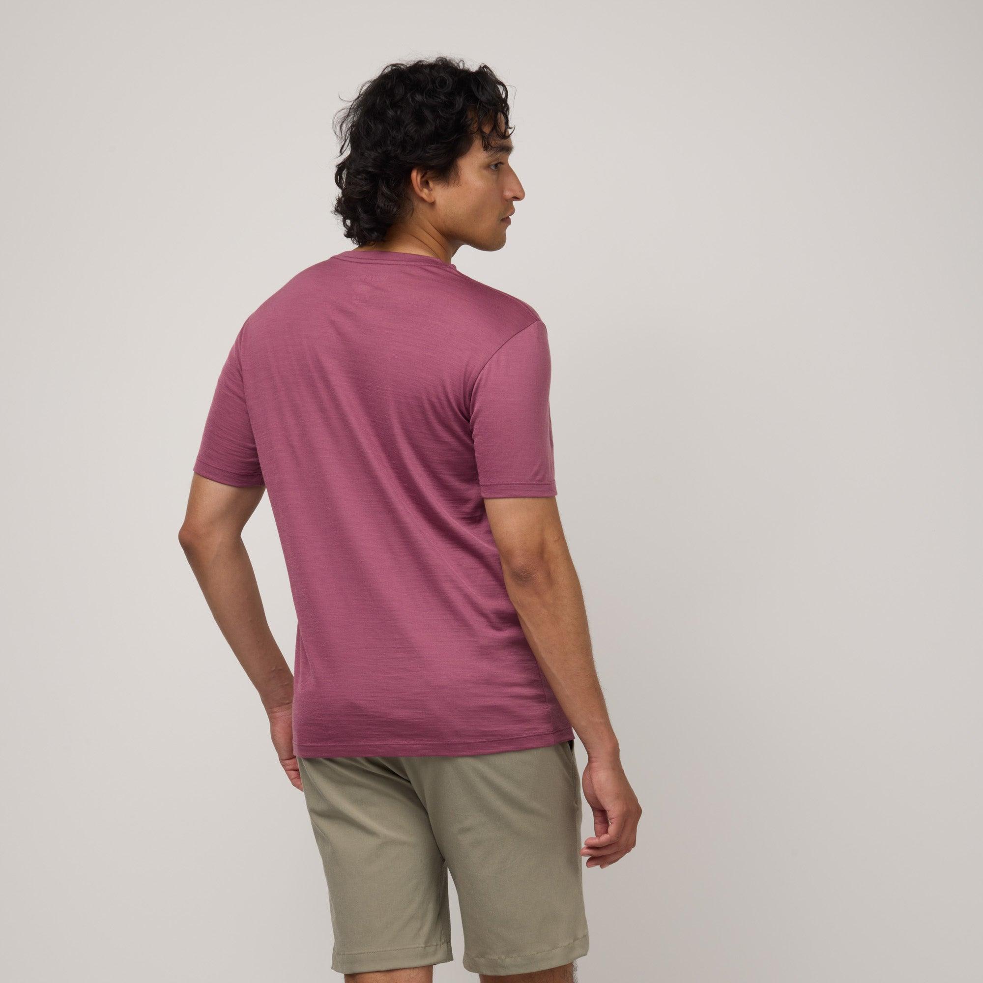 Merino Wool Crew Neck T-Shirt | Pacific Product Image