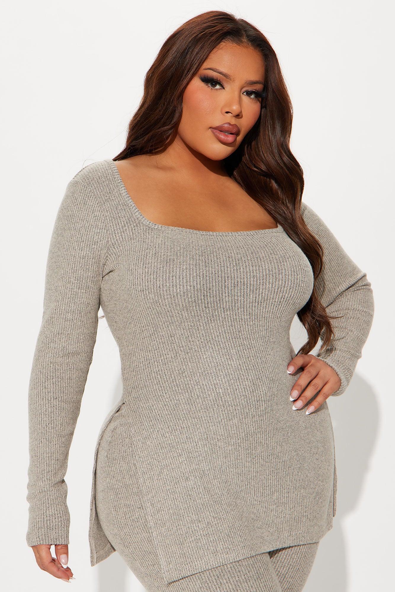 Chloe Cozy Pant Set - Oatmeal Female Product Image