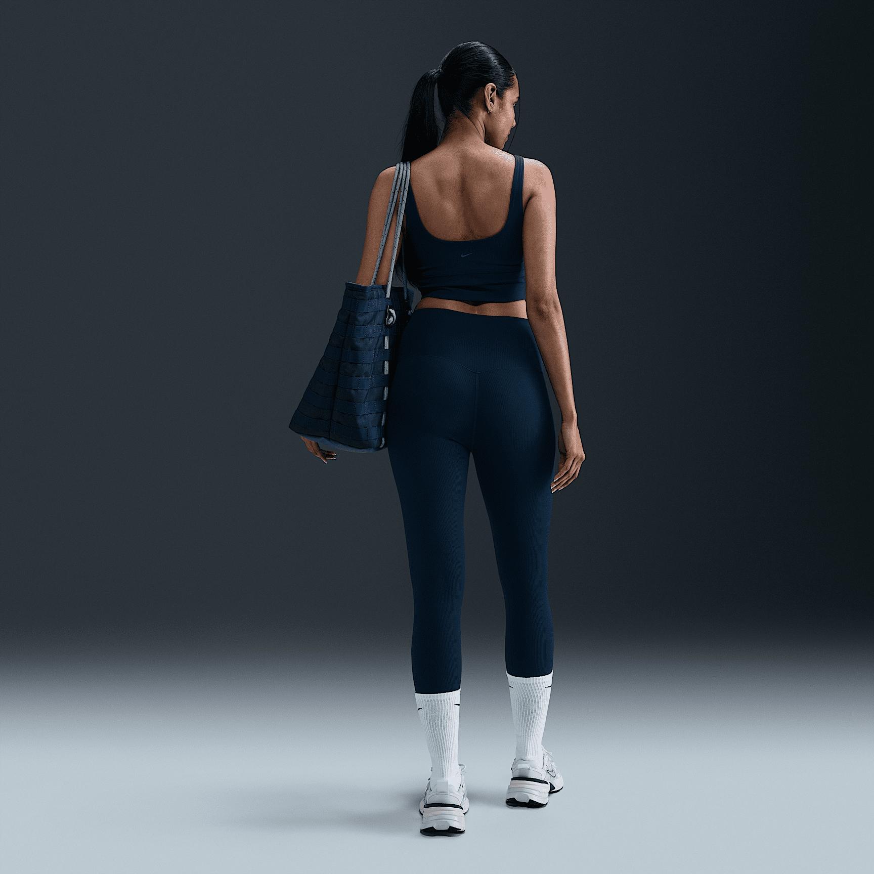 Nike Zenvy Rib Women's High-Waisted 7/8 Leggings Product Image