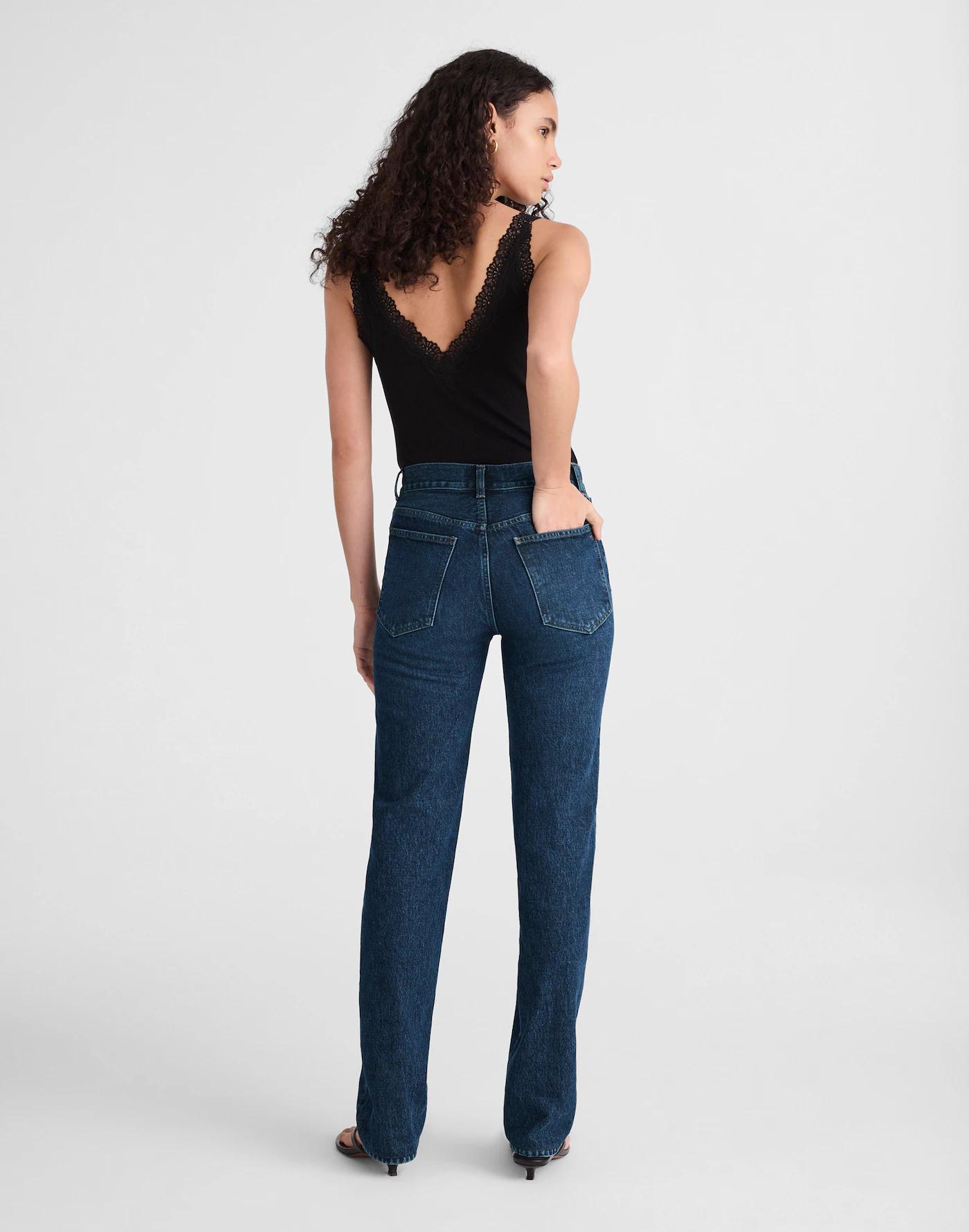 The Longline Straight Jean Product Image