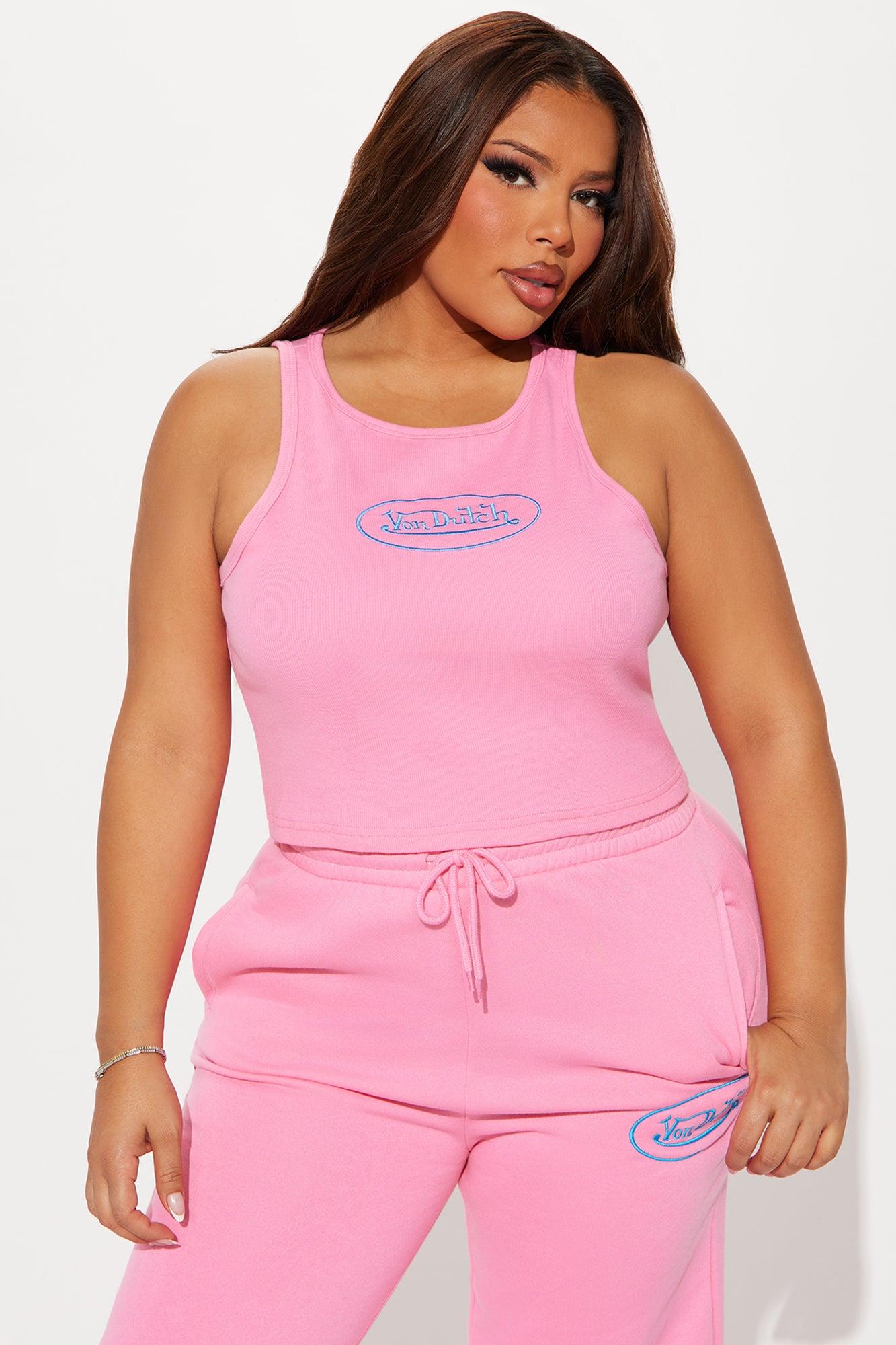 Von Dutch Timeless Tank Top - Pink Product Image