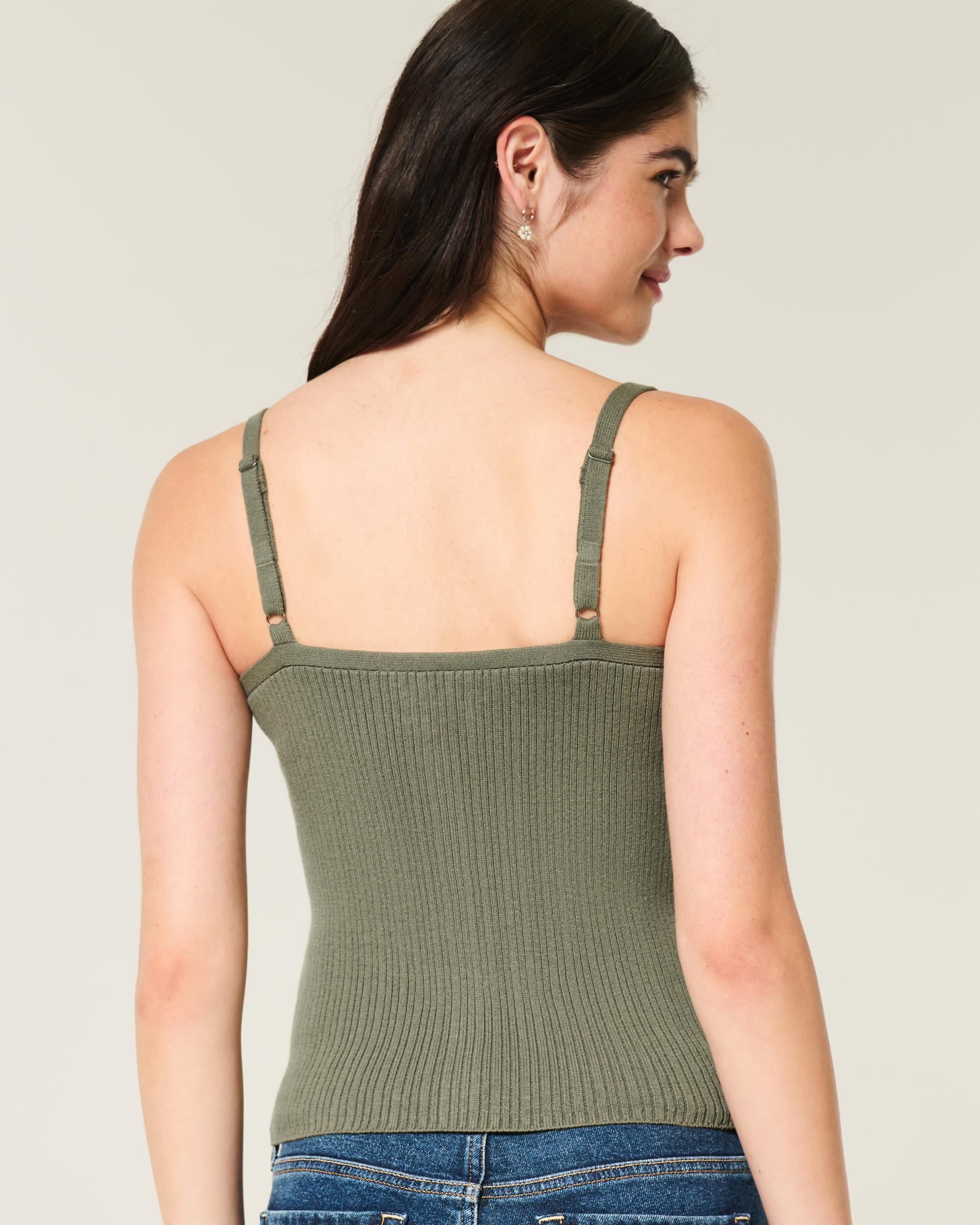 Button-Through Sweater Tank Product Image