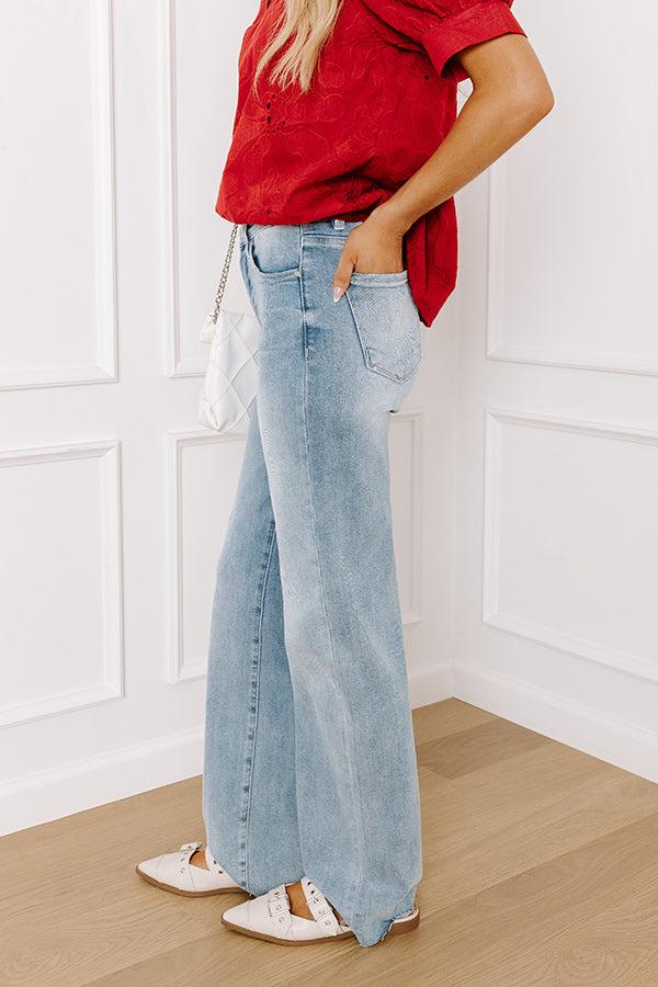 RISEN Lainey High Waist Straight Leg Jean Product Image