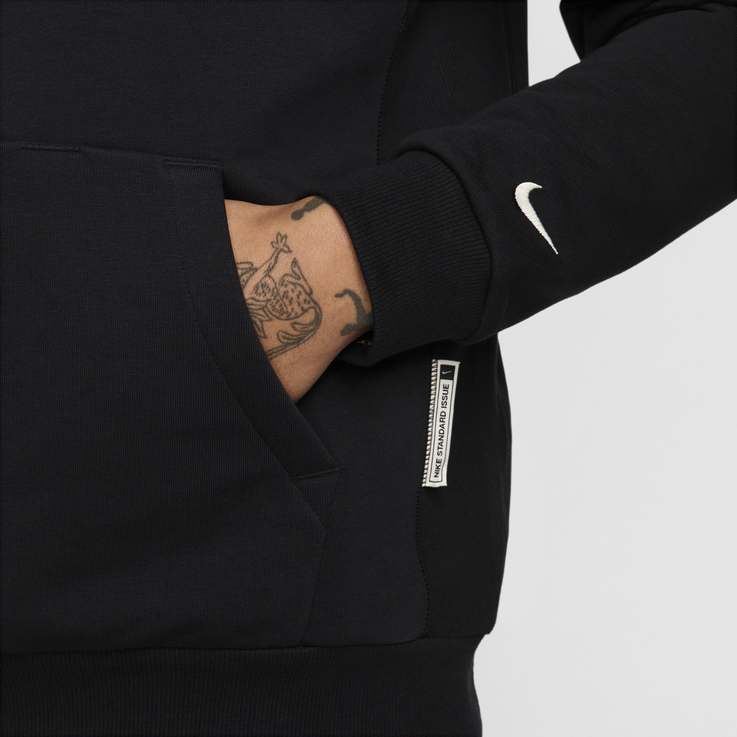 Nike Mens Standard Issue Dri-FIT Pullover Basketball Hoodie | FZ0218-010 Product Image