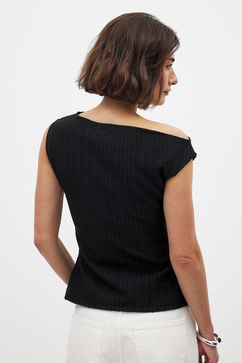 Bouclé Sleeveless Top Product Image