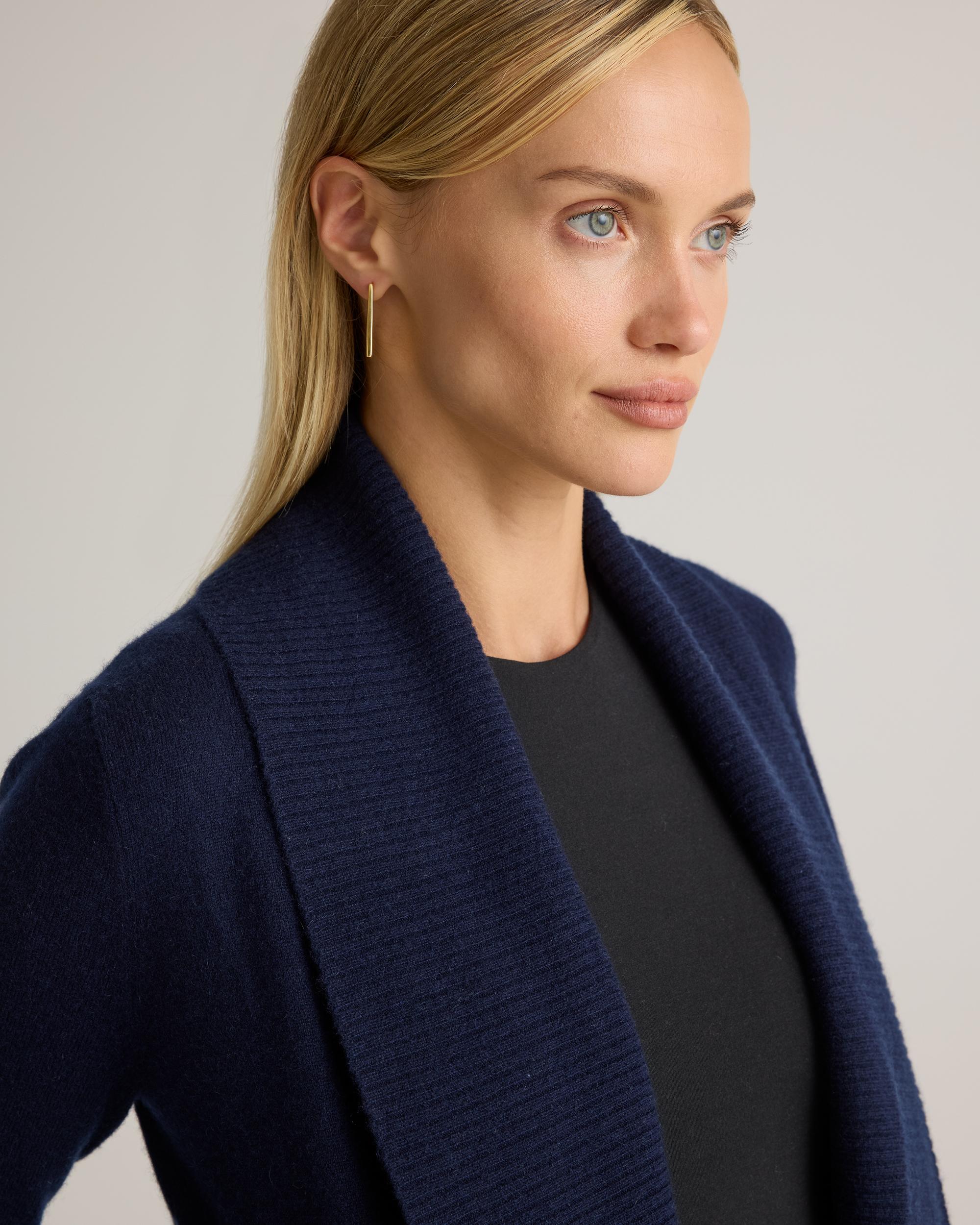 Quince | Women's Mongolian Cashmere Open Cardigan Sweater Size XL Product Image