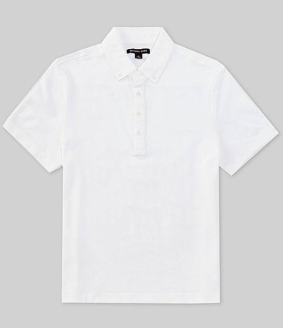 Michael Kors Oxford Pique Short Sleeve Polo Shirt Product Image
