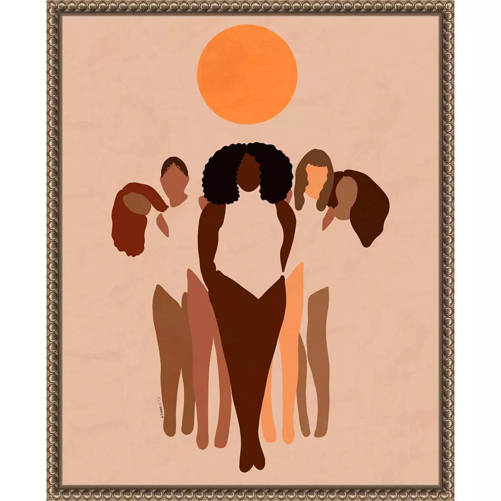 Amanti Art Women Framed Canvas Wall Art, Bronze Product Image