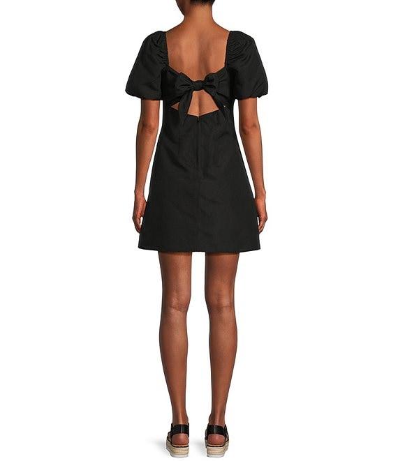 GB Empire Waist Puff Sleeve Babydoll Dress Product Image