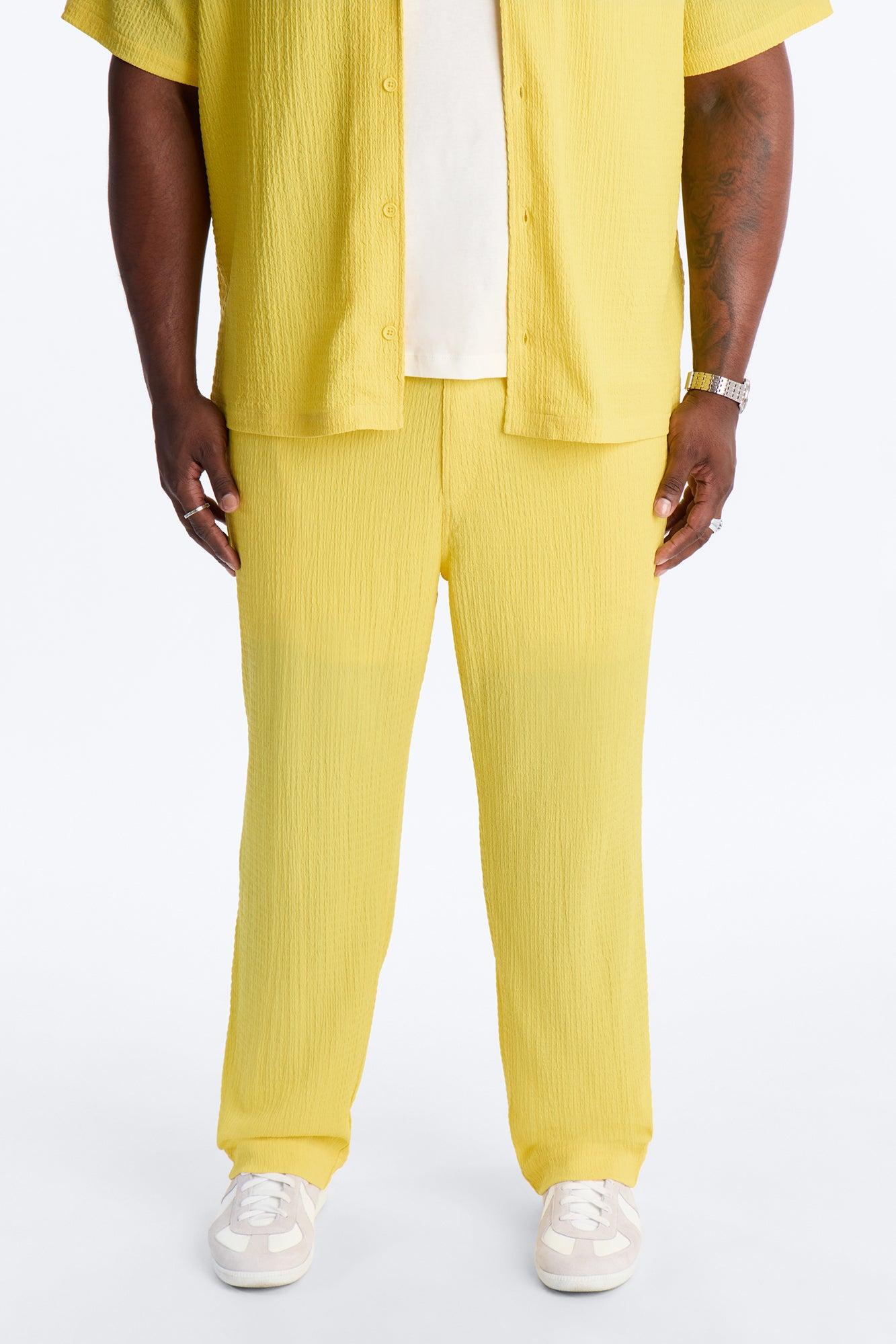 Straight Burton Pant - Yellow Male Product Image