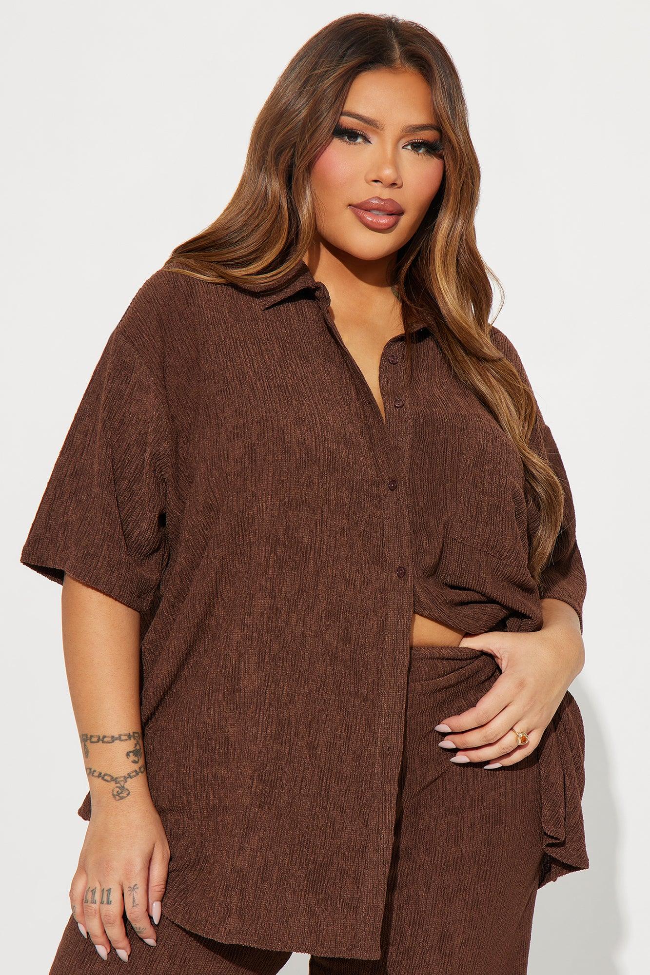 Vacay Vibes Pant Set - Brown Product Image