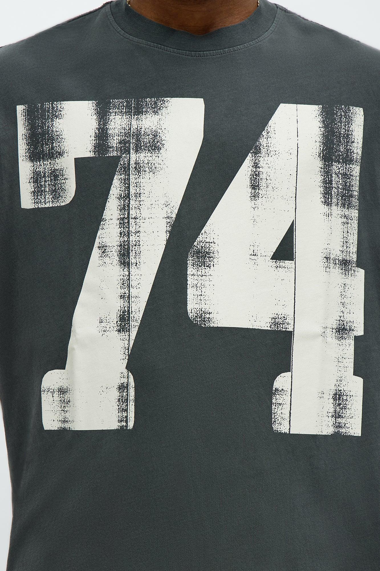 Big 74 Oversized Short Sleeve Tee - Black Wash Male Product Image