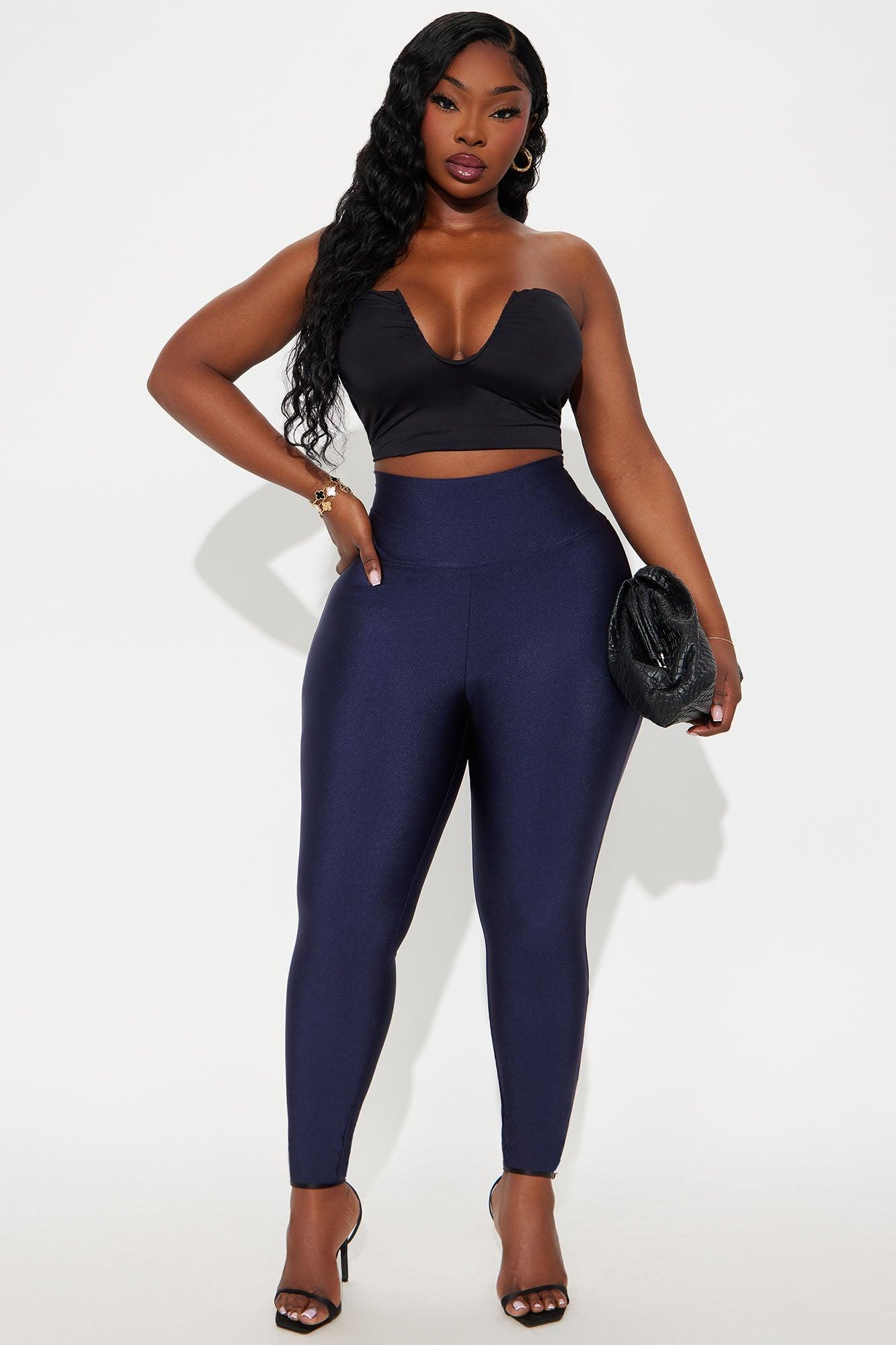 Brianne High Rise Leggings - Navy Female Product Image