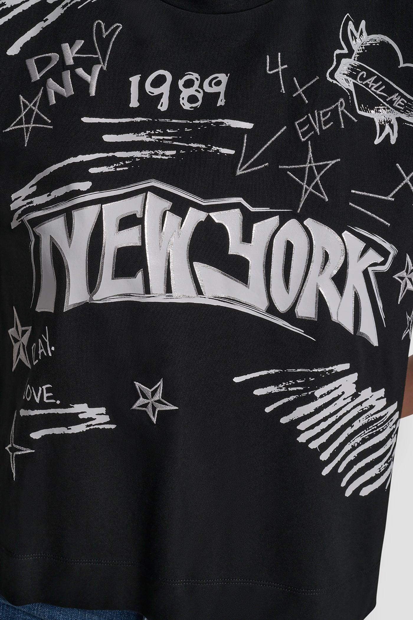 1989 NOTEBOOK SCRIBBLE GRAPHIC TEE Product Image