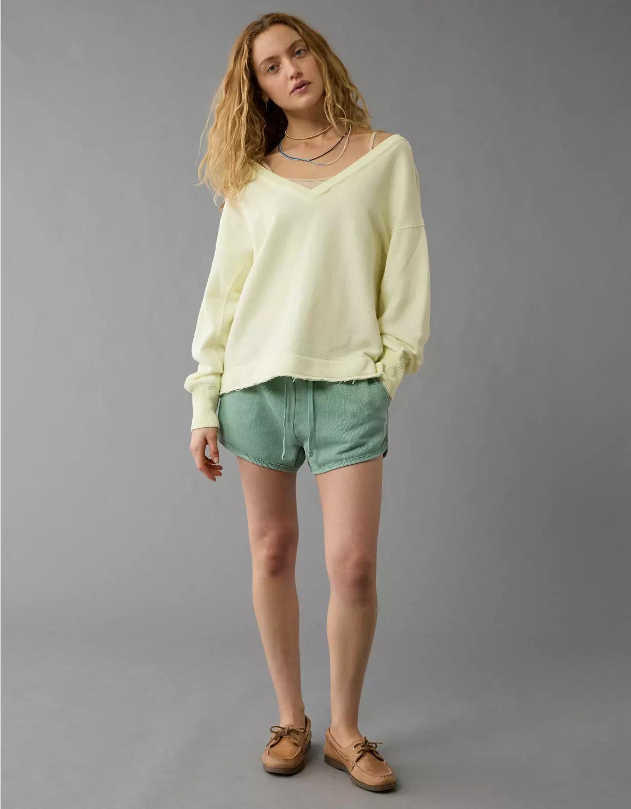 AE Saltwash Double V-Neck Sweatshirt Product Image