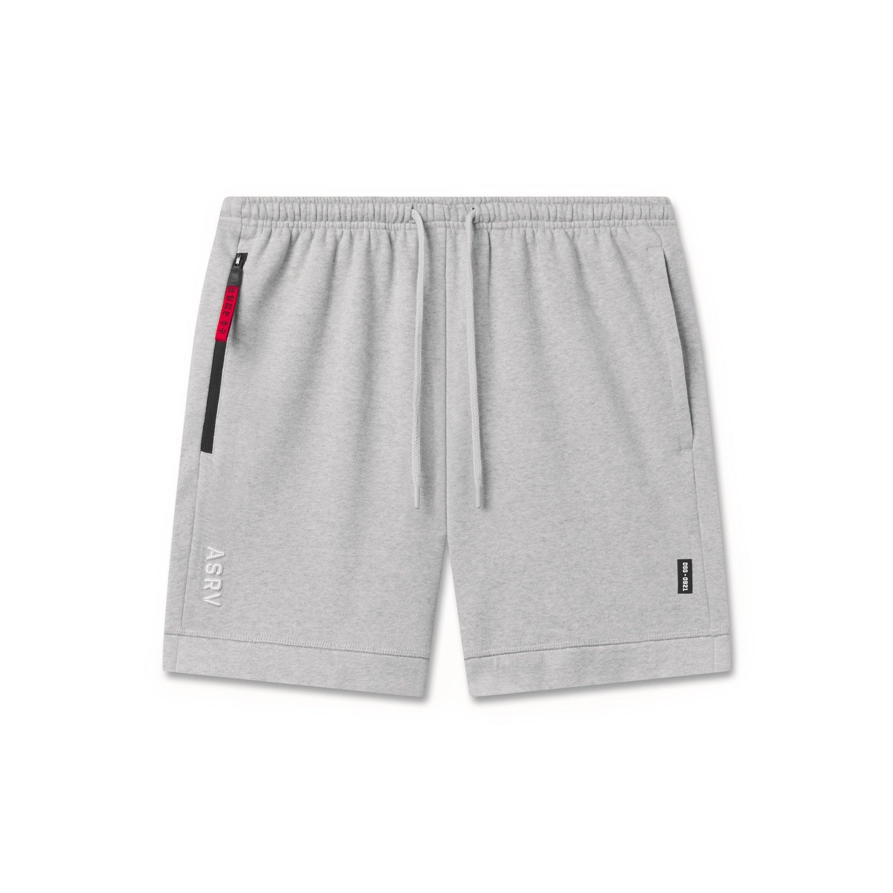 0921. Tech Essential™ Sweat Short - Heather Grey Product Image