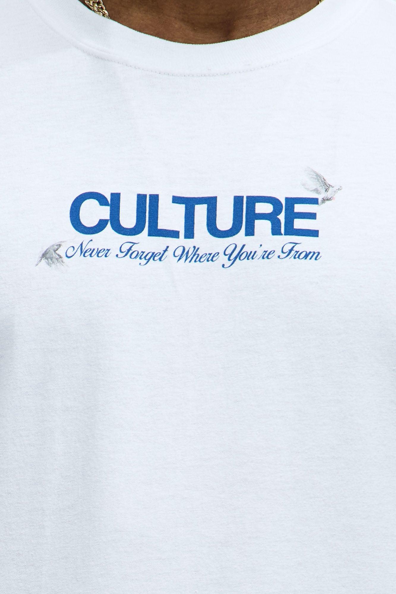 Culture Above All Short Sleeve Tee - White Product Image