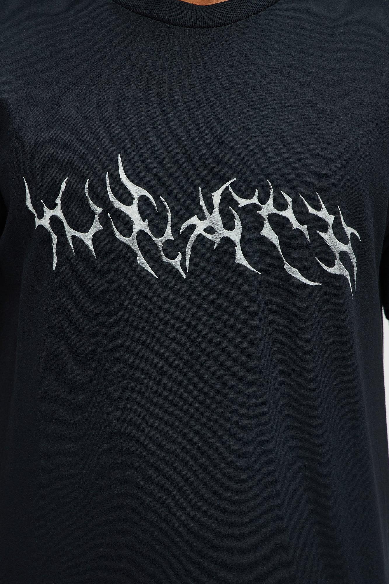 Winged Wraith Short Sleeve Tee - Black Male Product Image