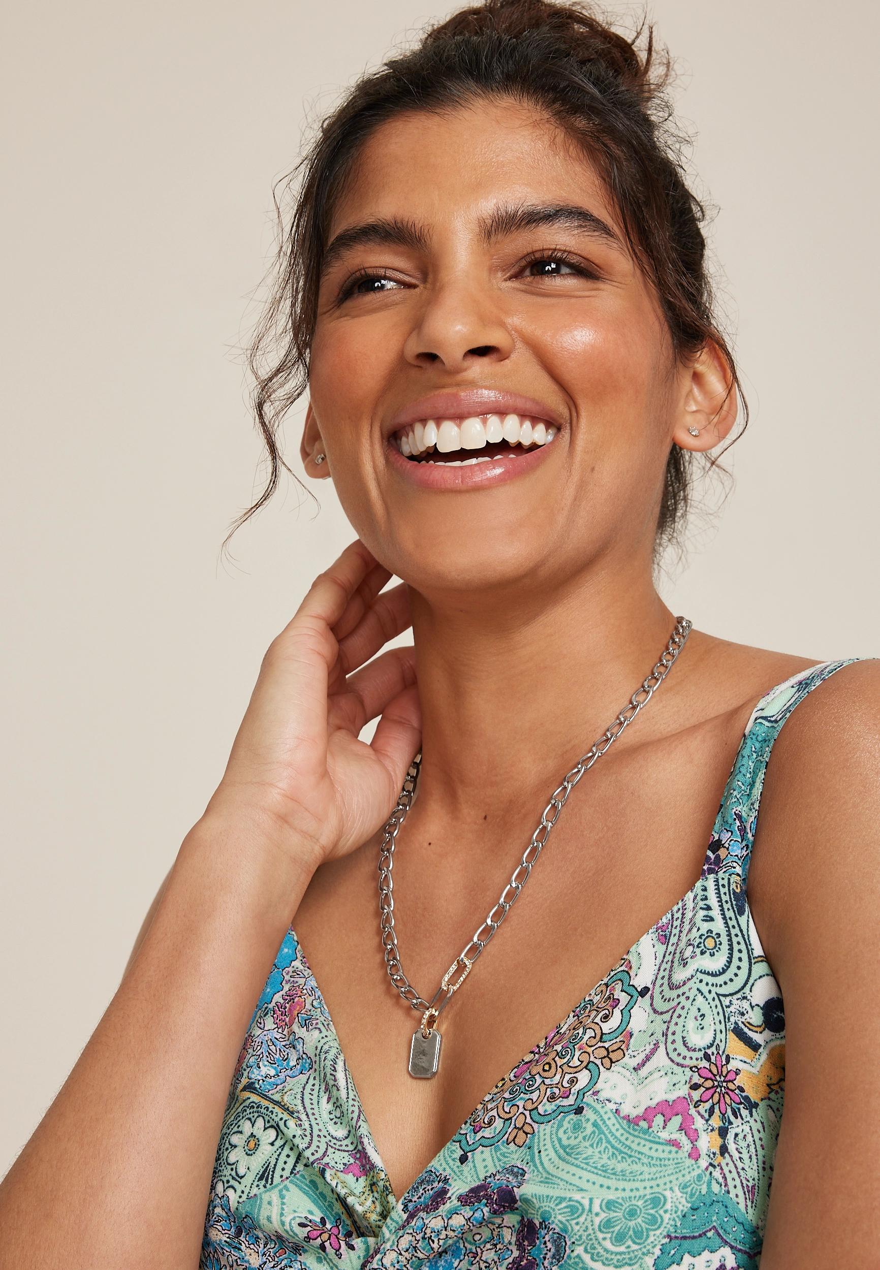 Mini Tag Necklace Product Image