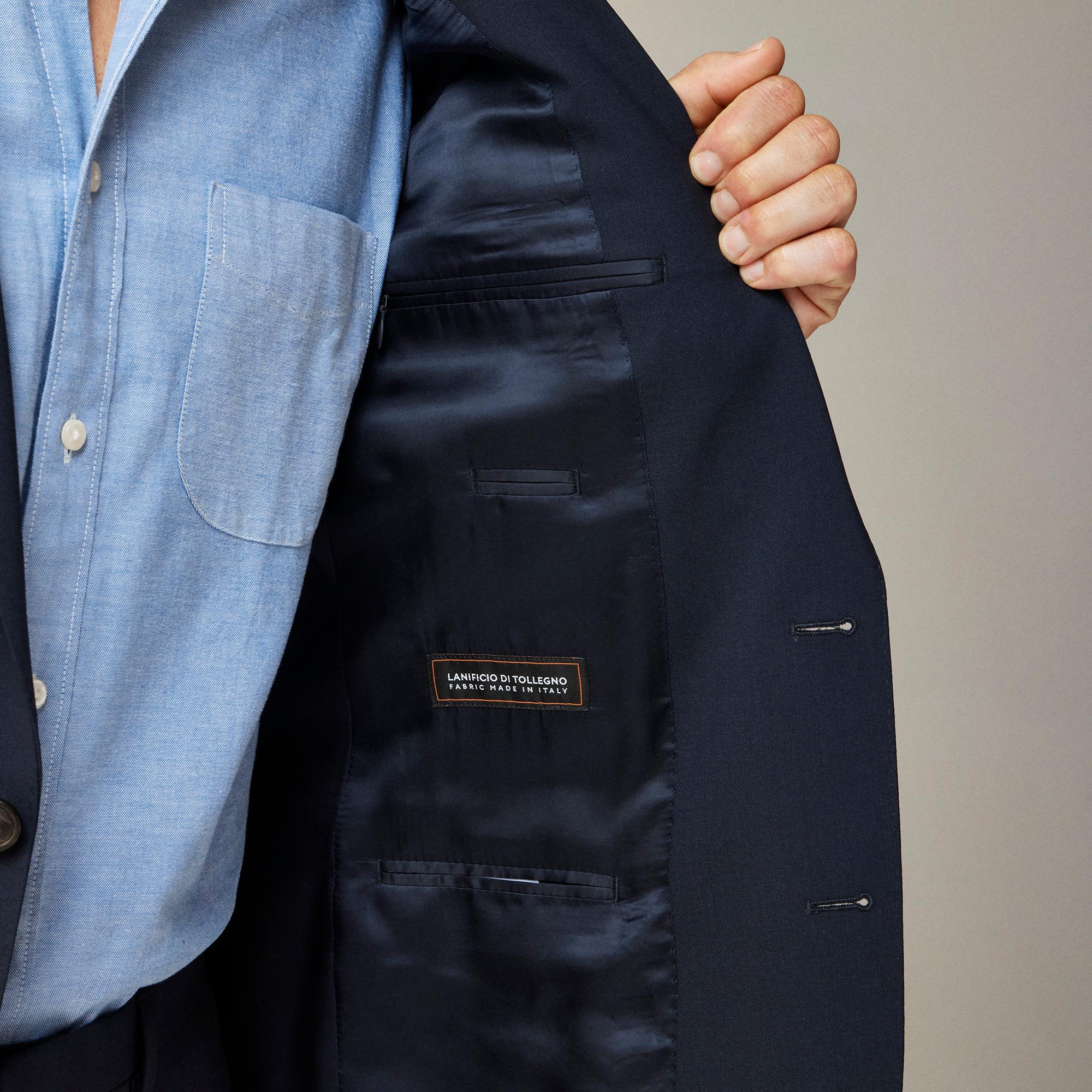 Ludlow Traveler Slim-fit suit jacket in Italian stretch wool blend Product Image