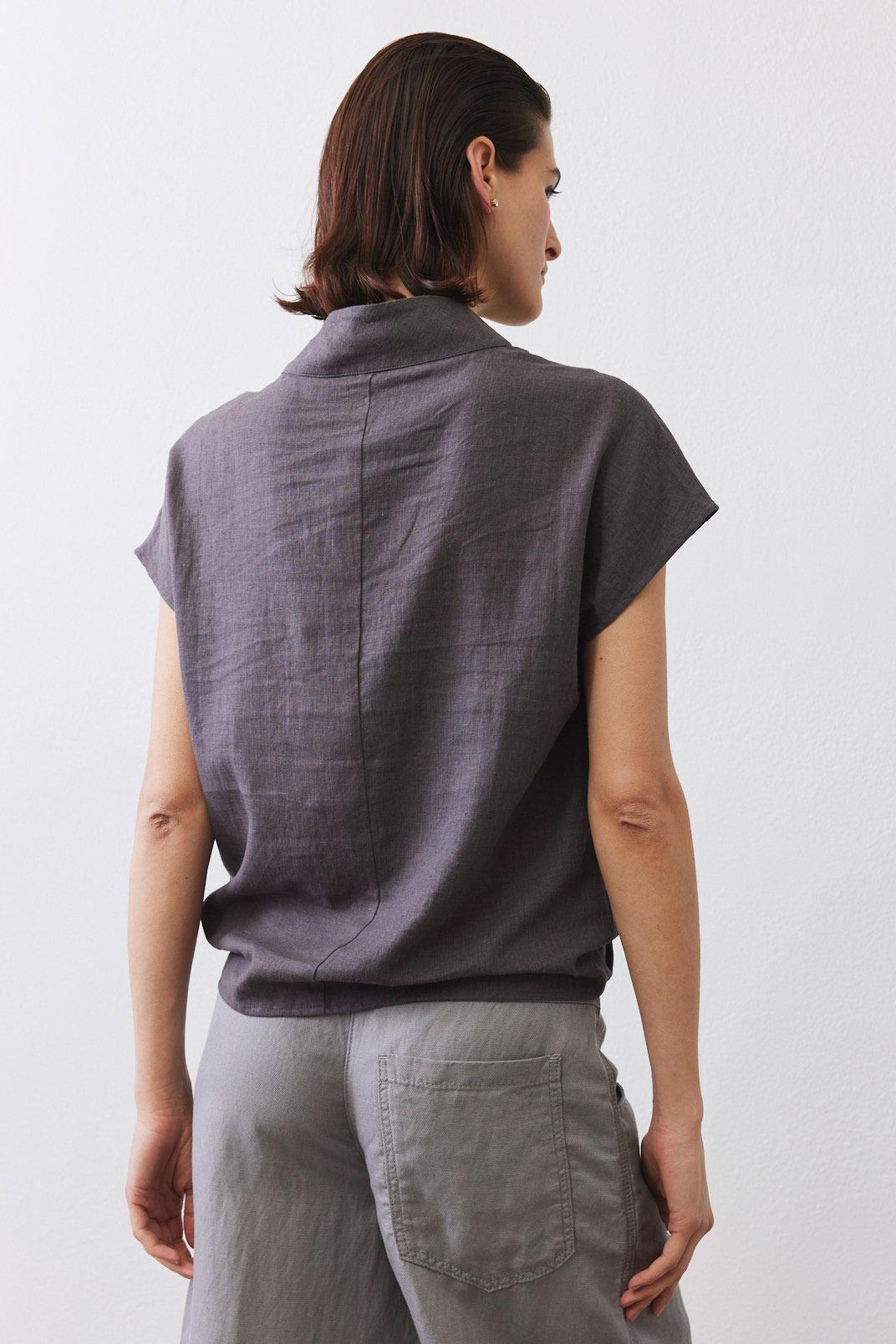Buttoned Up Linen Top Product Image