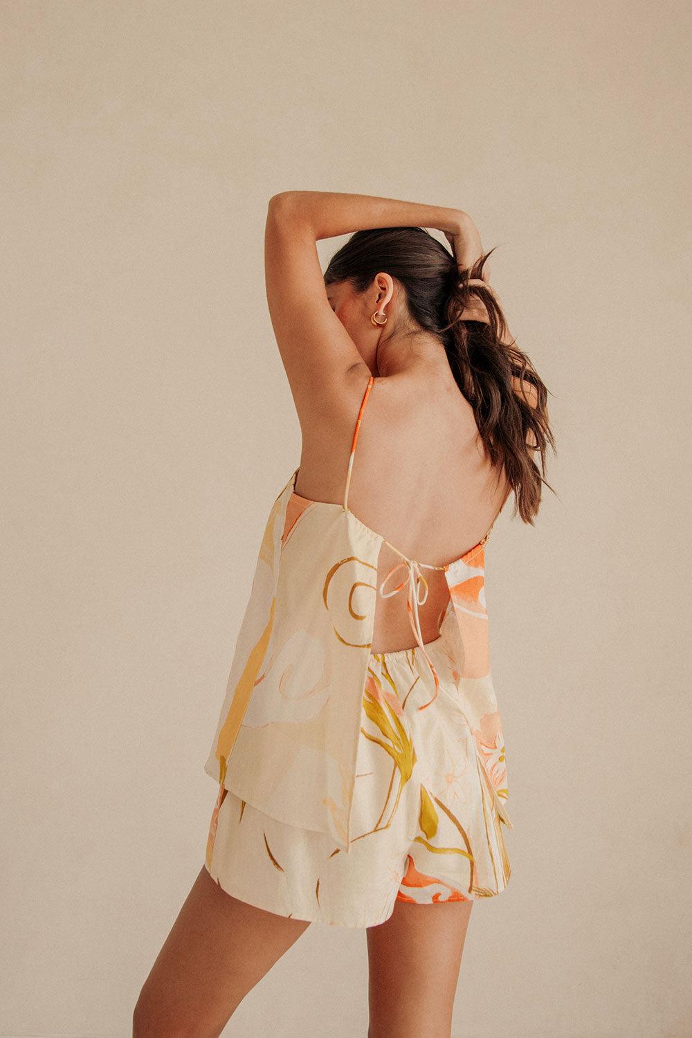 Adiamo Playsuit - Thalassa Rust Product Image