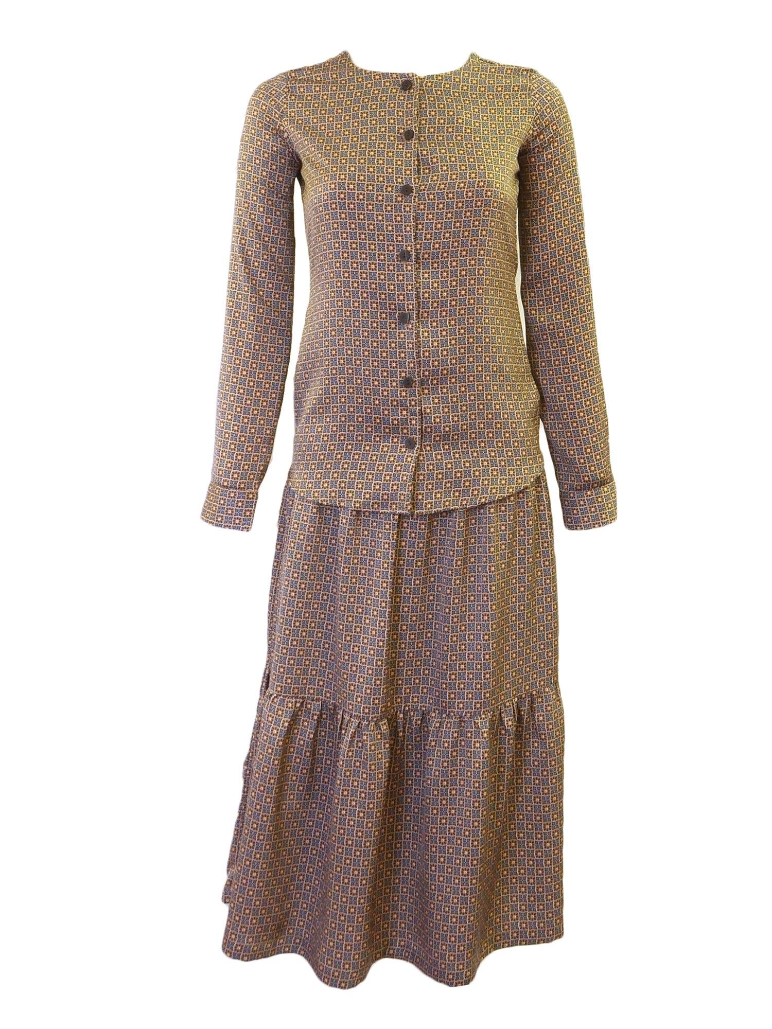 Noni Floral Print Crewneck Blouse Product Image