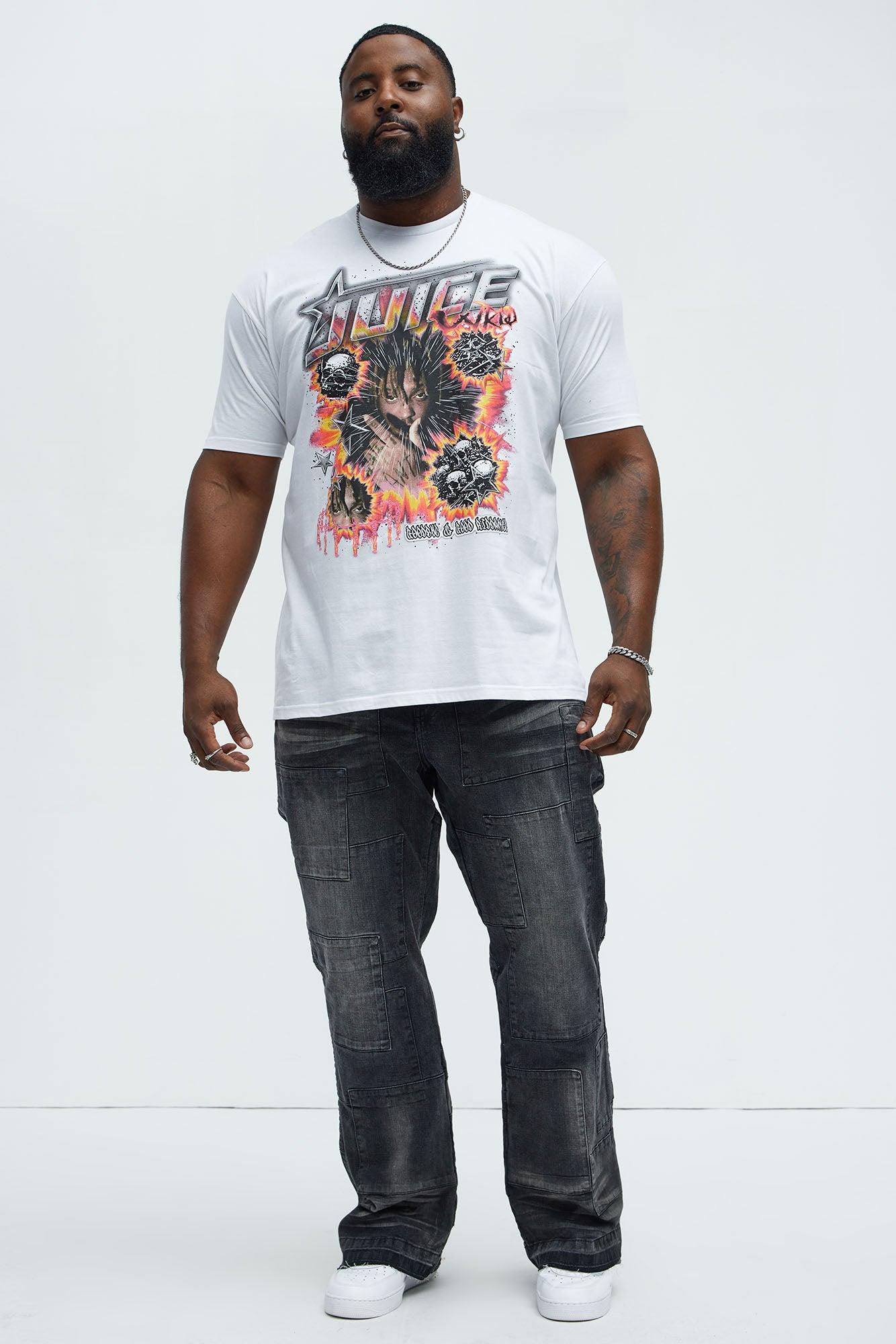 Juice Wrld Short Sleeve Tee - White Product Image