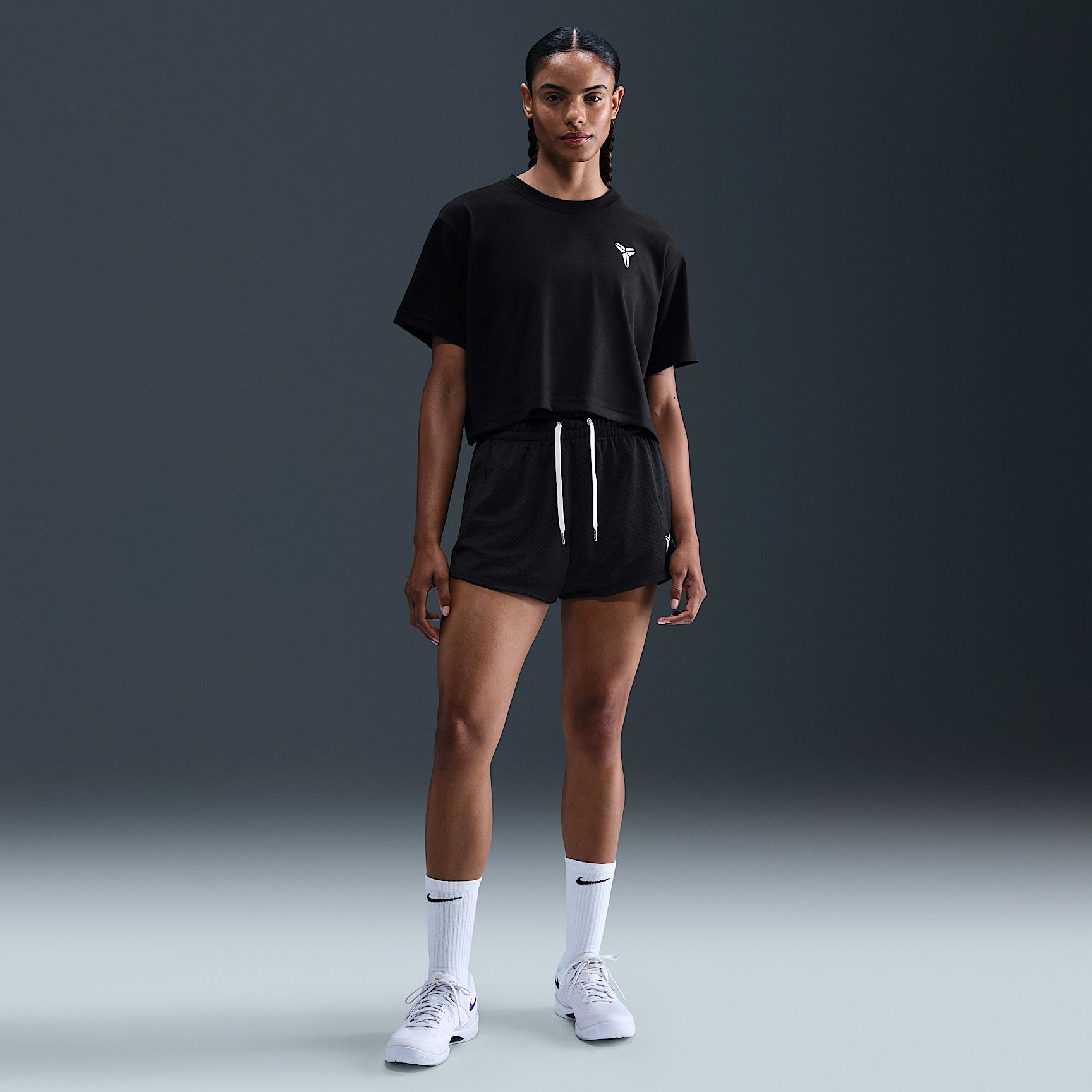 Nike Womens Kobe Dri-FIT Cropped Basketball T-Shirt | IM0367-010 Product Image