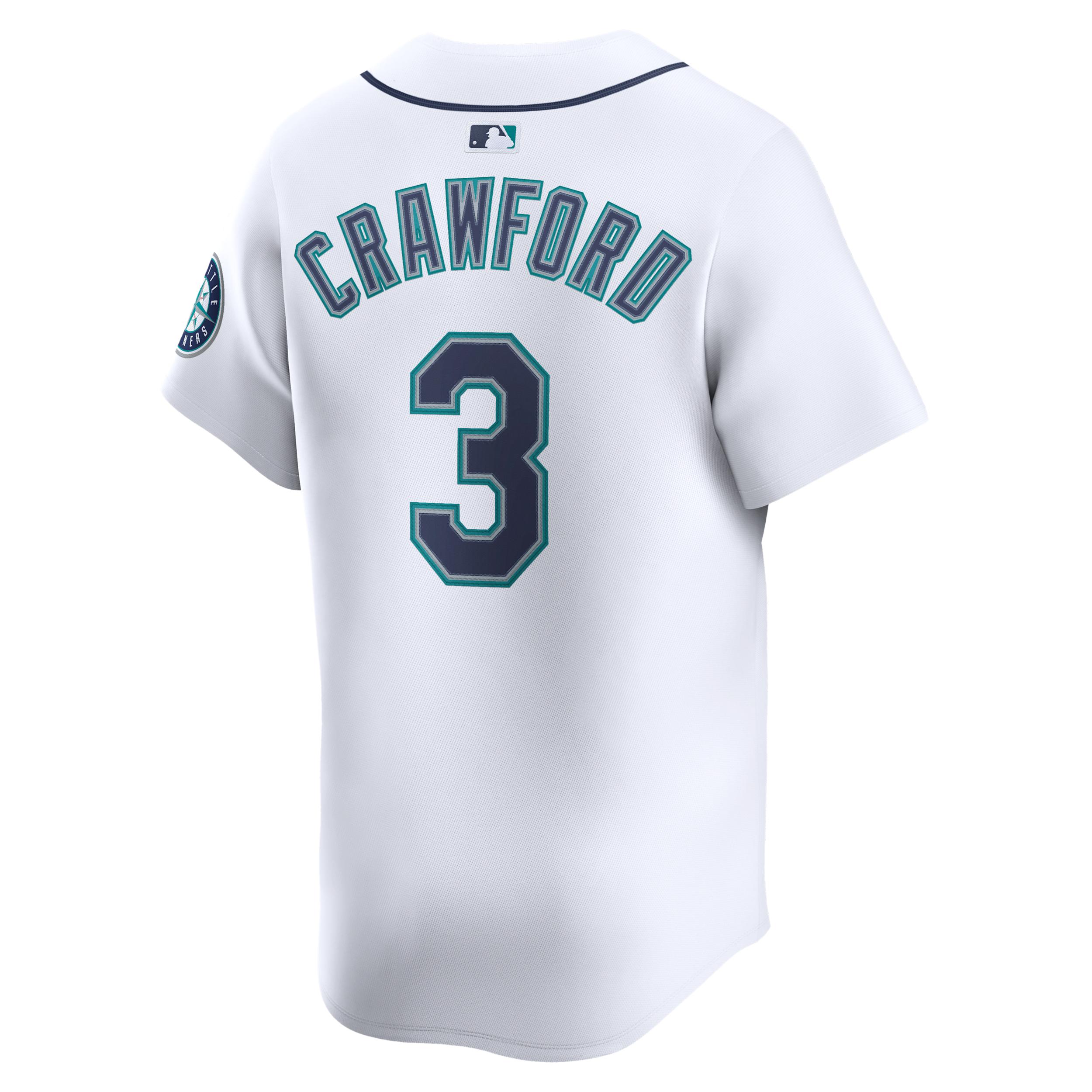 Logan Gilbert Seattle Mariners Nike Mens Dri-FIT ADV MLB Limited Jersey | LM25MVHOMV9-5C8 Product Image